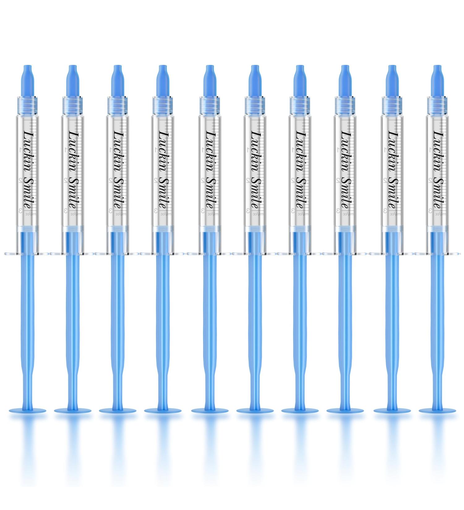 LUCKIN SMILE 10-Pack 35% Teeth Whitening Gel Refills 35% Carbamide Peroxide Gel 60 Whitening Treatments No Sensitivity Teeth Whiteners 3ml Whitening Gel for Teeth Whitening Kits - Buy Online on GoSupps.com