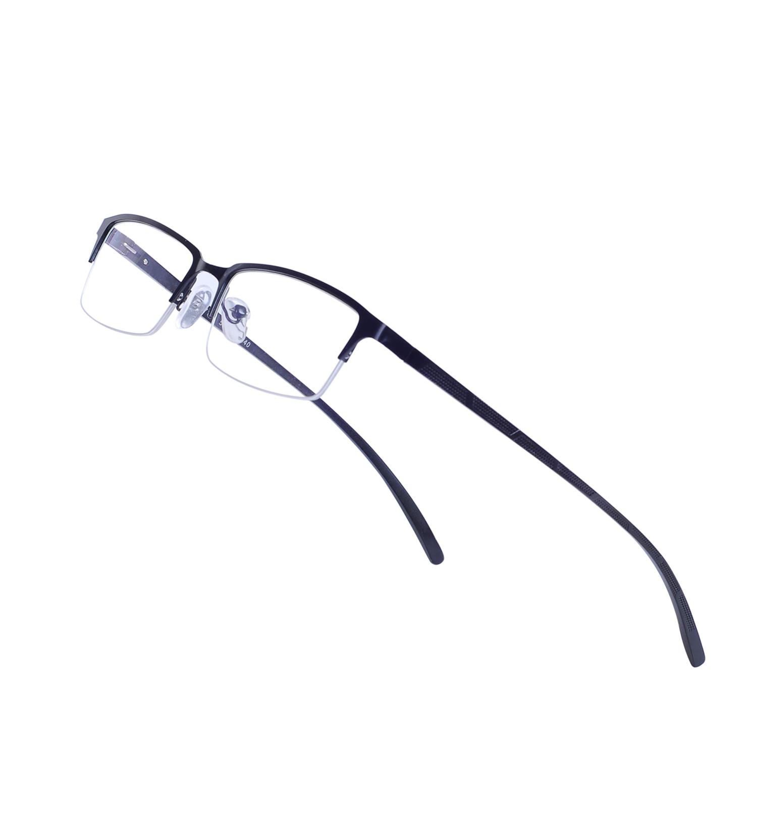 Joxigo Computer Glasses - Blue Light Filter Anti-Fatigue UV Protection Stylish Metal Rectangular Design for Men - Buy Online on GoSupps.com