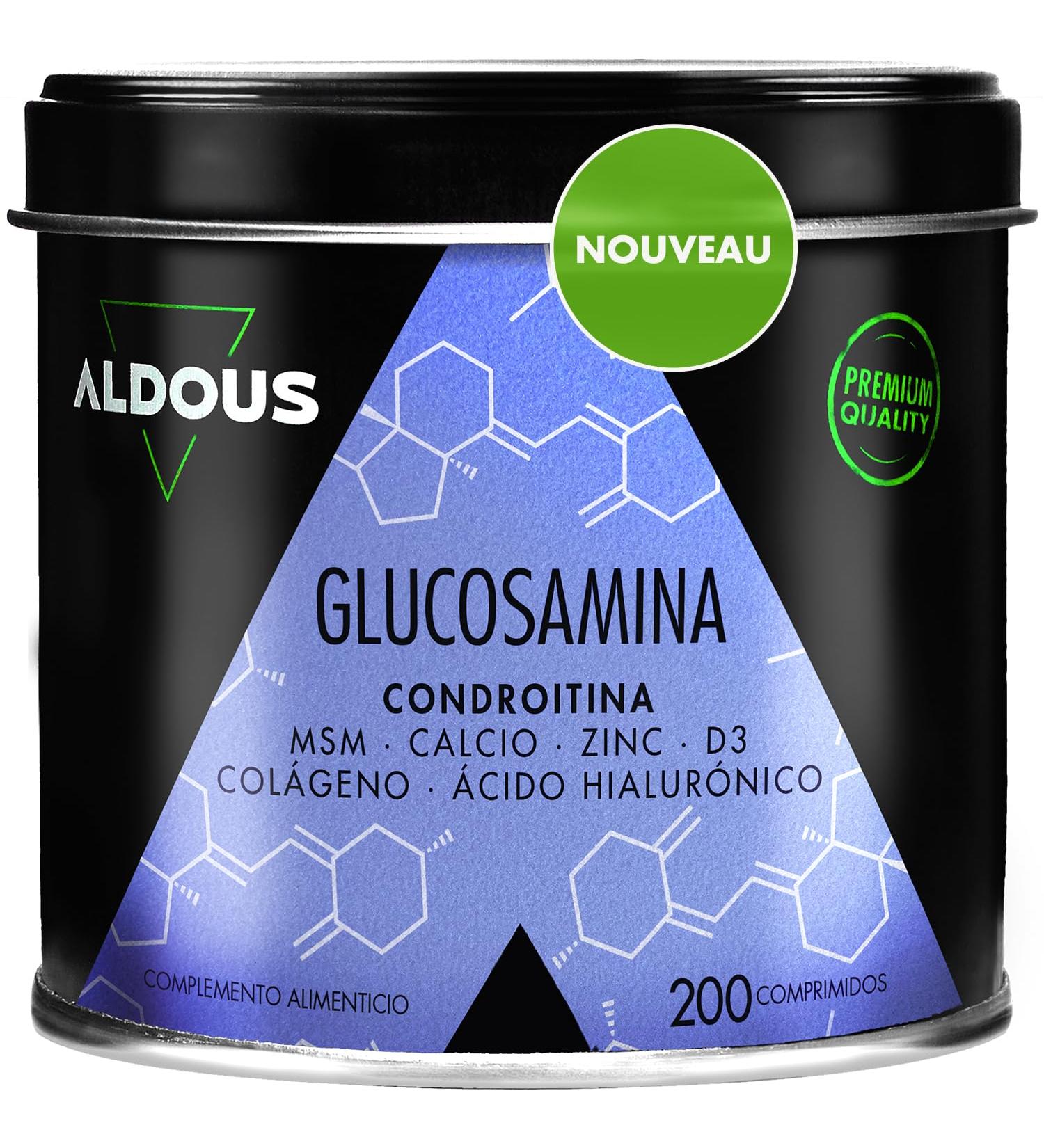 Glucosamine Chondroitin MSM | 200 Tablets | Collagen Hyaluronic Acid Zinc Calcium and Vitamin D3 | Natural Anti-Inflammatory - Buy Online on GoSupps.com