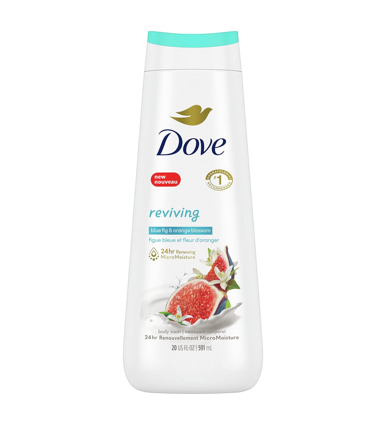 Dove Reviving Blue Fig & Orange Blossom Body Wash - 20 oz - Buy Online on GoSupps.com
