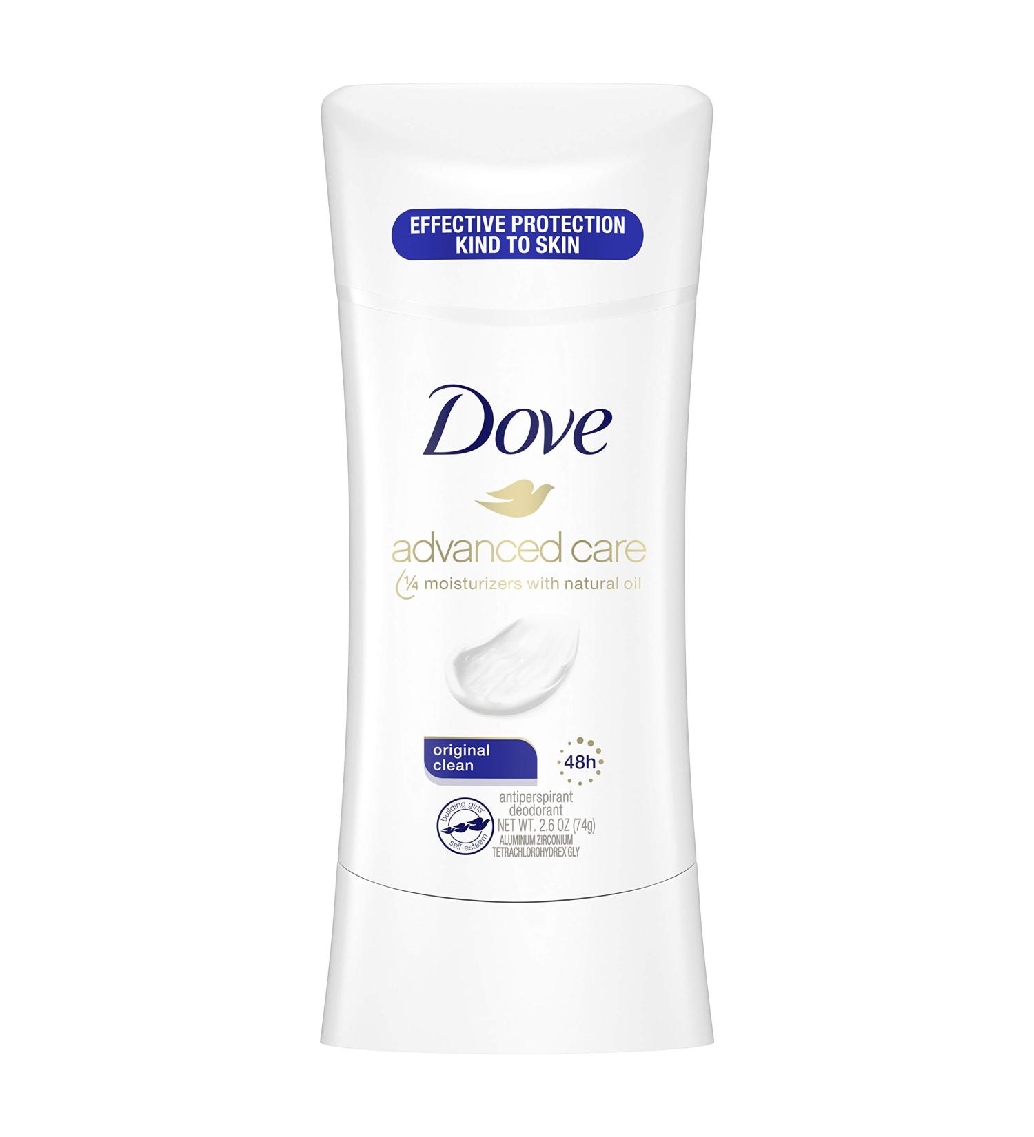 Dove Advanced Care Antiperspirant Deodorant Stick for Women - Original Clean, 2.6 oz (Pack of 1) - Buy Online on GoSupps.com
