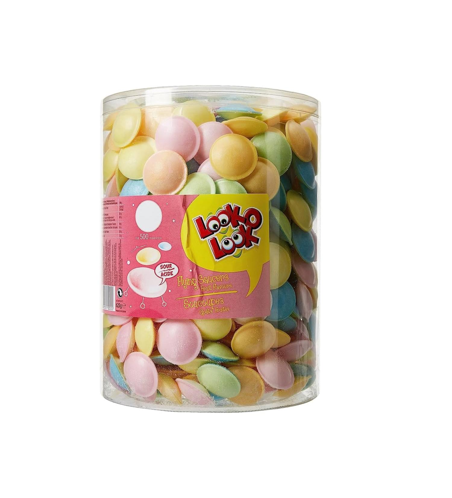 LOOK O LOOK fruity flavored saucers - 500 pieces