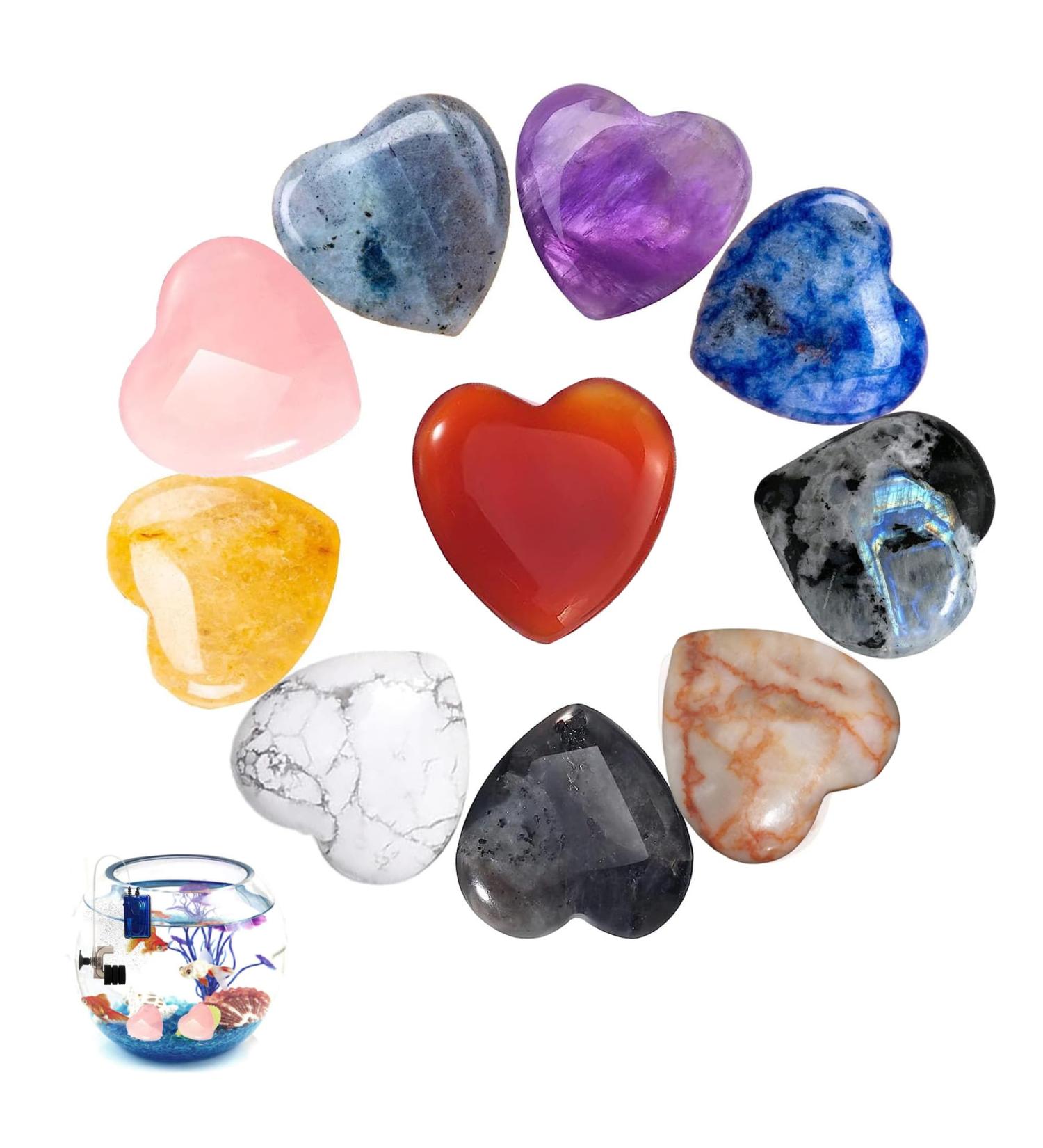 Zyblssbb Happiness Stones | Lucky Gemstones for Children | Healing Crystals & Reiki Energy Gifts for Valentine's Day - Buy Online on GoSupps.com