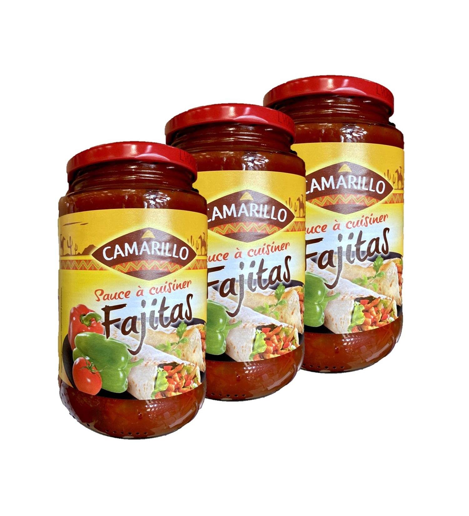 Camarillo Pack of 3 Fajita Cooking Sauce - 430g Jar