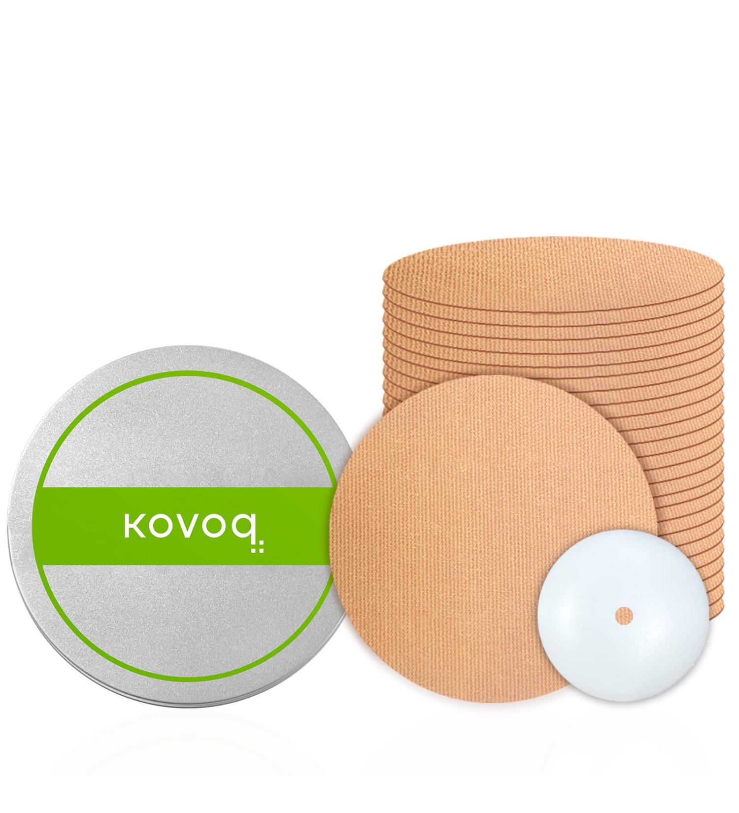 Buy Kovoq Waterproof Plaster for Freestyle Libre 3 Sensor - 25 Skin-Friendly Fixing Plasters & Hardshell Covers Medical Quality (Beige) - International Shipping Available - Buy Online on GoSupps.com