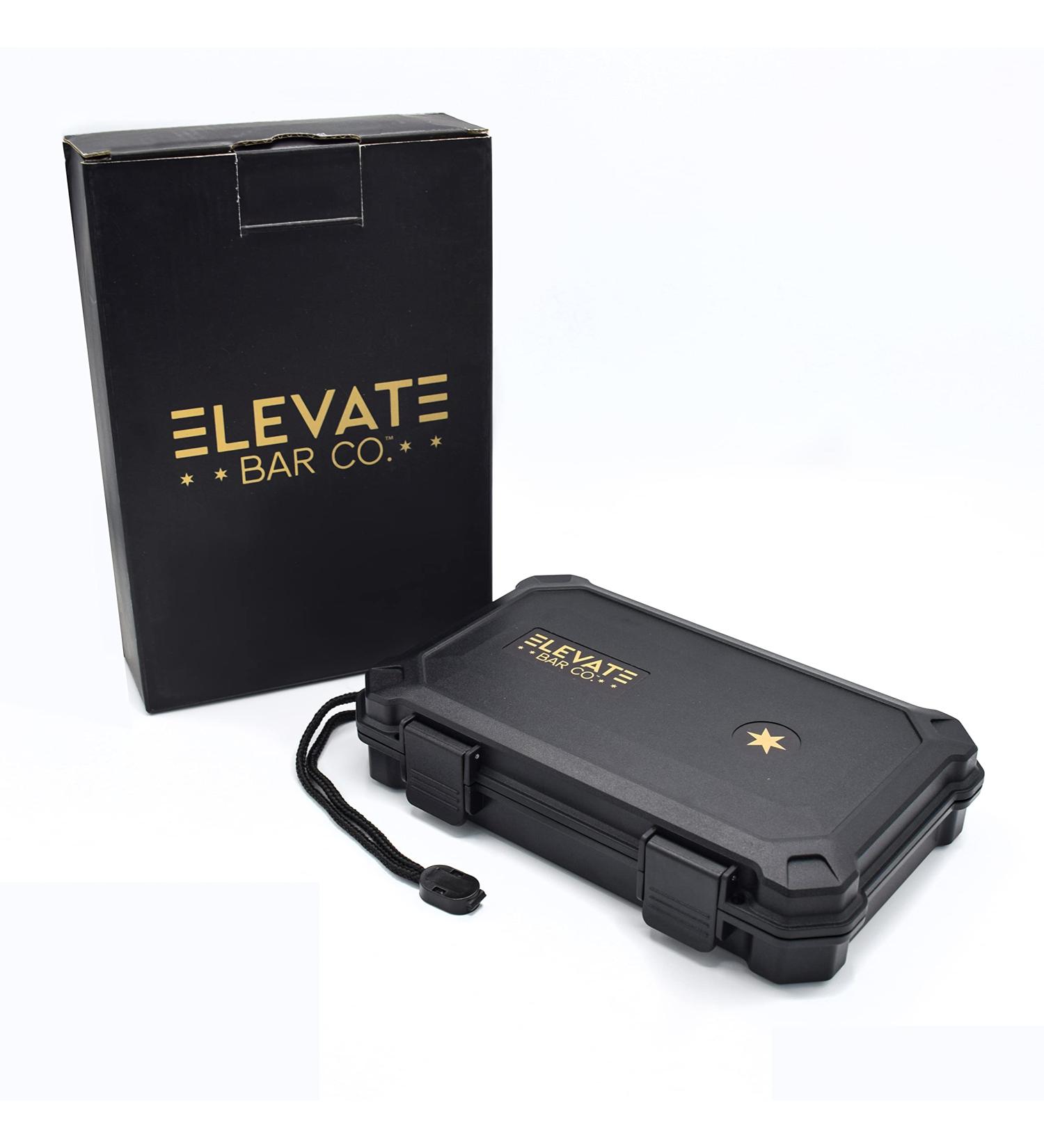 Travel Carrying Case for Elevate Bar Co. - 5-Count | Waterproof, Crushproof, Airtight | Durable Black Portable Case - Buy Online on GoSupps.com