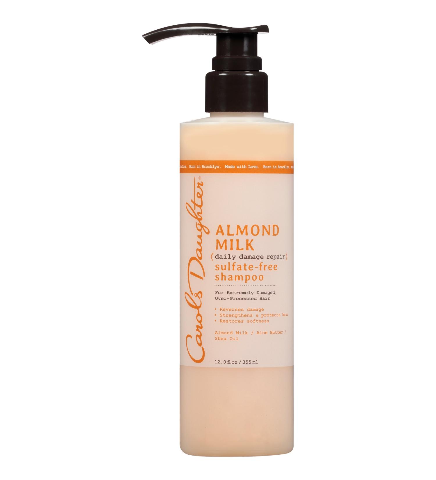 Carol's Daughter Almond Milk Daily Damage Repair Shampoo - Sulfate-Free for Extremely Damaged Hair - 12 fl oz - Buy Online on GoSupps.com