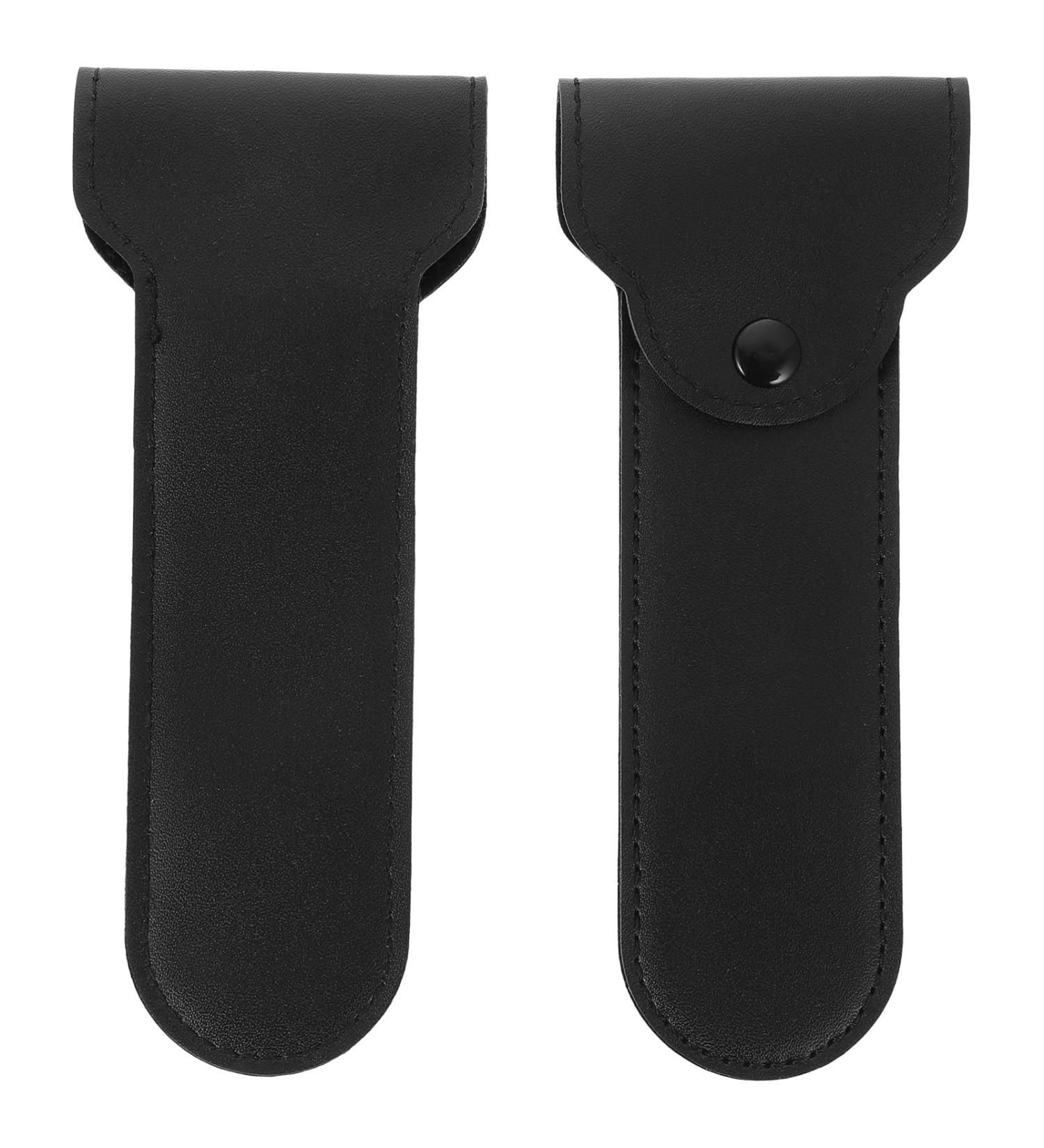 2 Pack Vintage Portable Outdoor Travel Safety Mustache Shaver Leather Case - Ideal for Men s Grooming - Buy Online on GoSupps.com