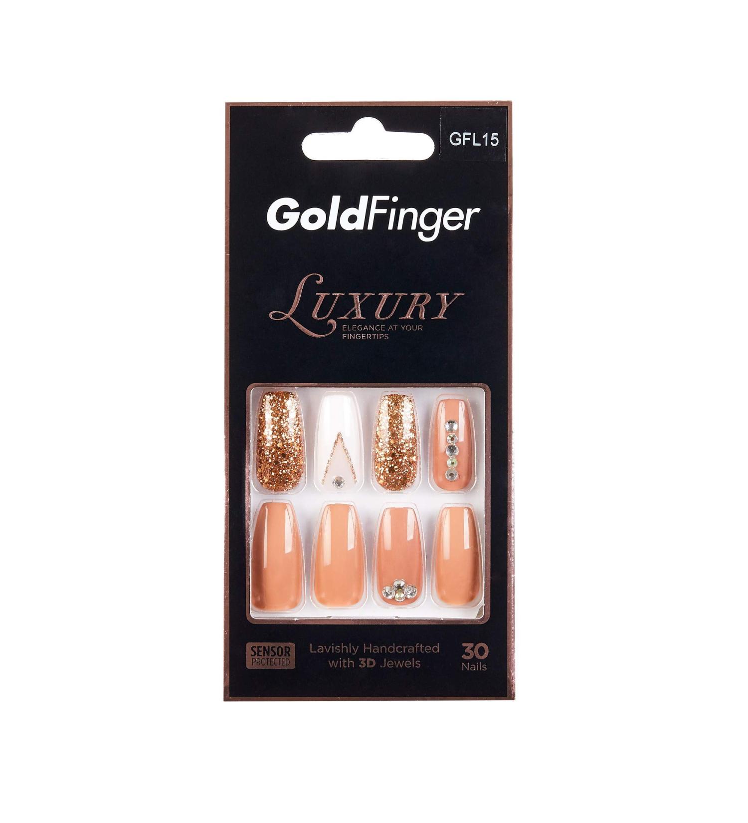 Kiss Gold Finger Luxury Design GFL15 Long Length - Buy Online on GoSupps.com