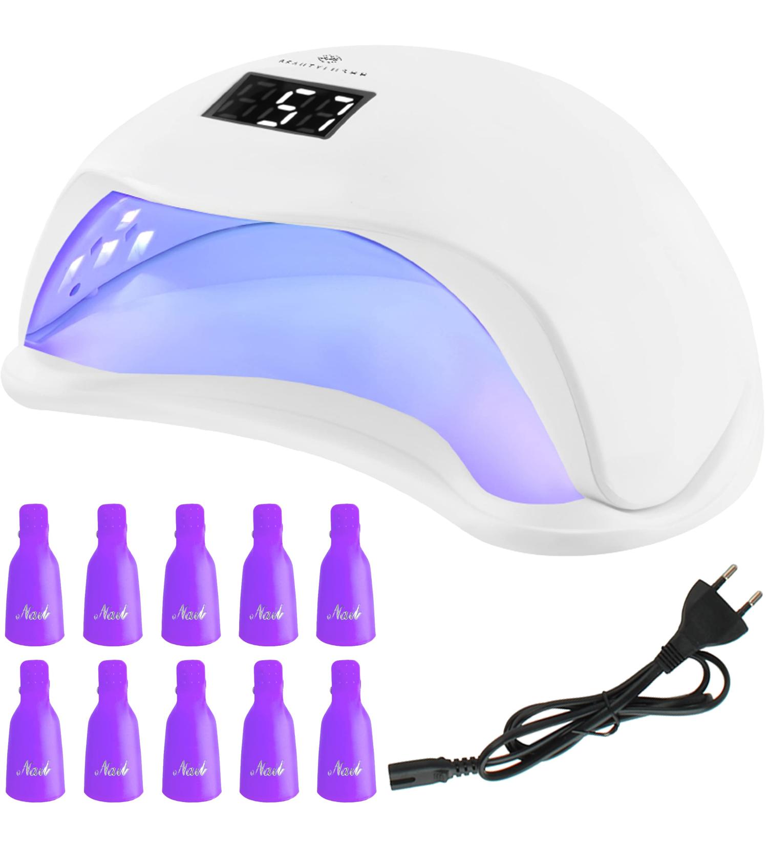 Buy Nail Dryer UV Lamp 24 Dual LEDs - 48W Hybrid Gel Nail Design with Timer | Fast International Shipping - Buy Online on GoSupps.com