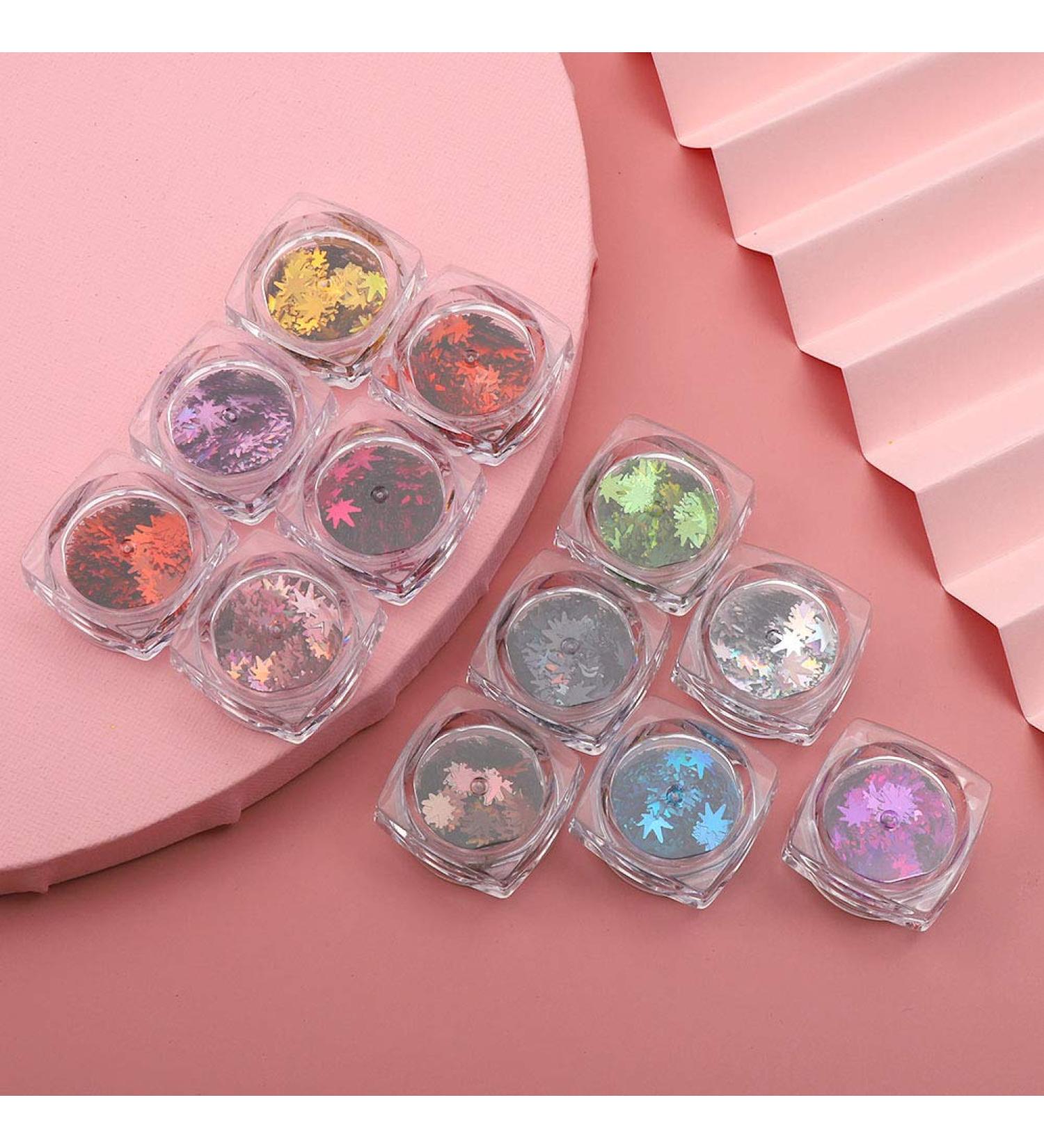 Sequins Environmental Protection And Non-Toxic Exquisite Bead Embroidery Nail Sequins Salon Shop for Home Manicure Store Beauty Shop(default) - Buy Online on GoSupps.com