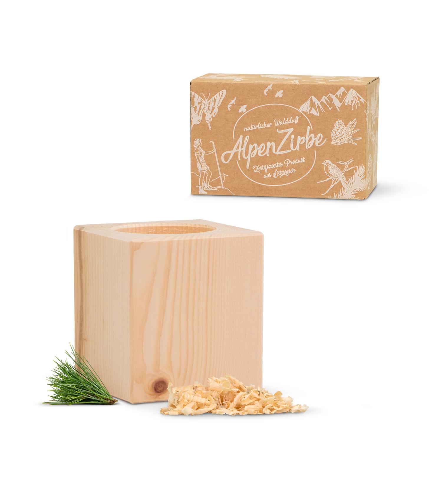 Stone Pine Cubes with Shavings - Eco-Friendly 7x7x8cm Natural Aromatherapy Blocks for Home & Wellness | International Shipping Available - Buy Online on GoSupps.com