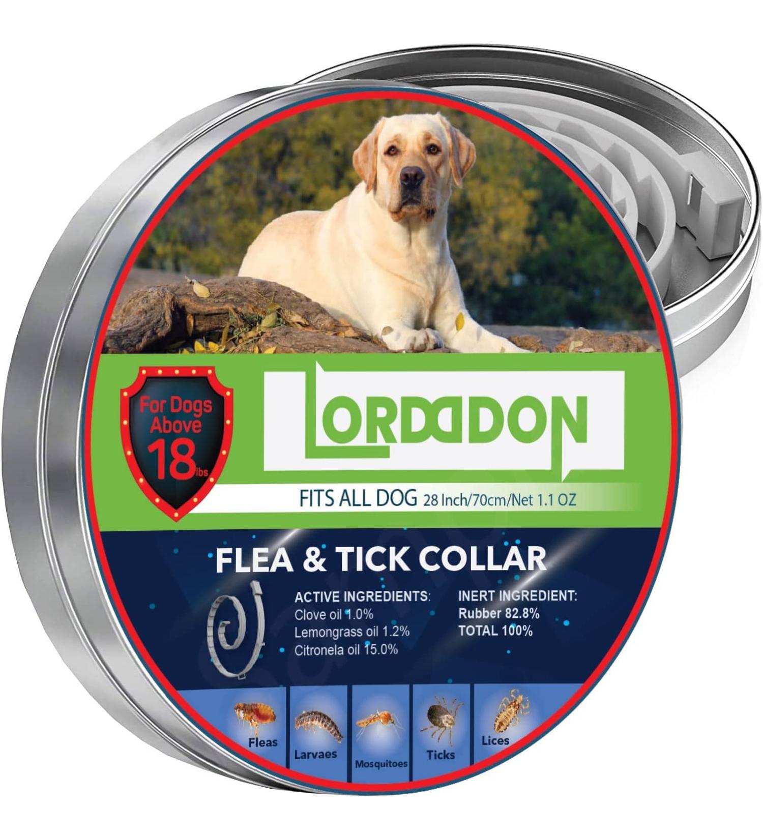 LORDDDON Repellent Dog Collar with Reflectors, Adjustable Design - 8 Months Protection - Small, Medium, Large - Buy Online on GoSupps.com