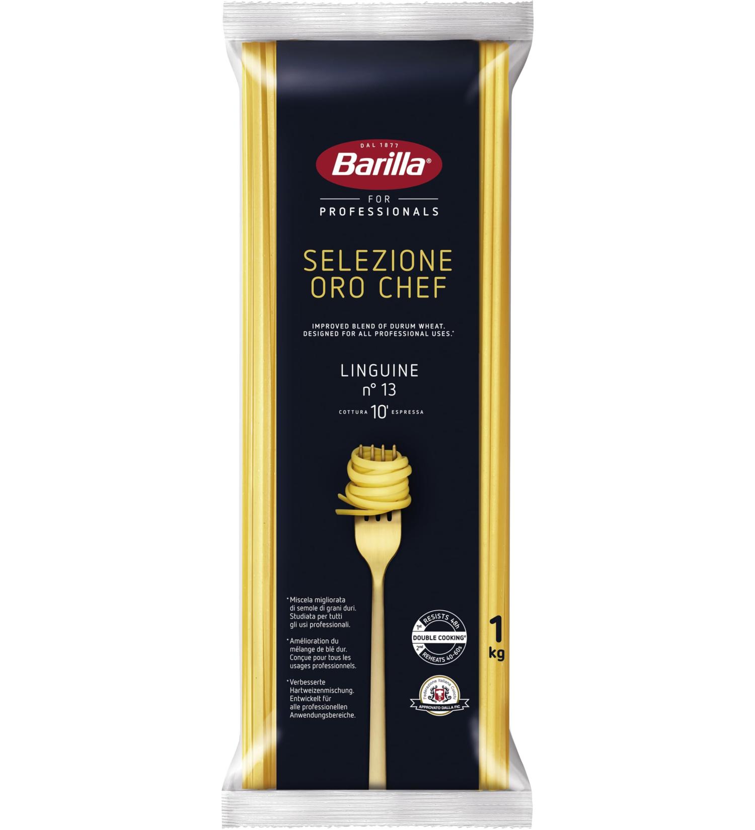  Barilla Barilla Selezione Oro Chef Linguine n. 13 Lot de 3 paquets de 3 bo tes de 1 kg - Buy Online on GoSupps.com