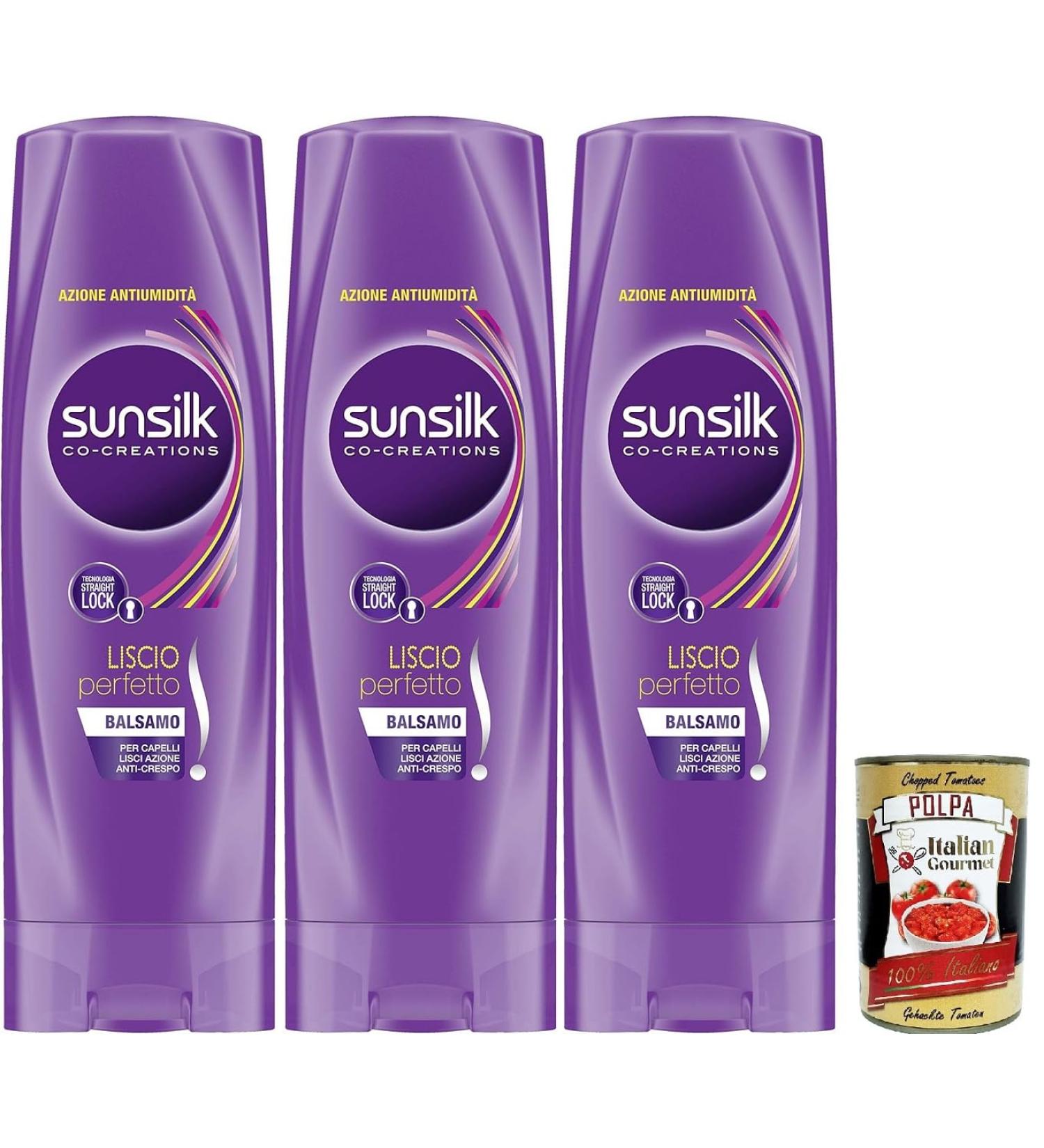 Unilever 3x Sunsilk Balsem Smooth Perfect Glad perfect 200 ml + Italiaanse gourmet pulp 400 g - Buy Online on GoSupps.com
