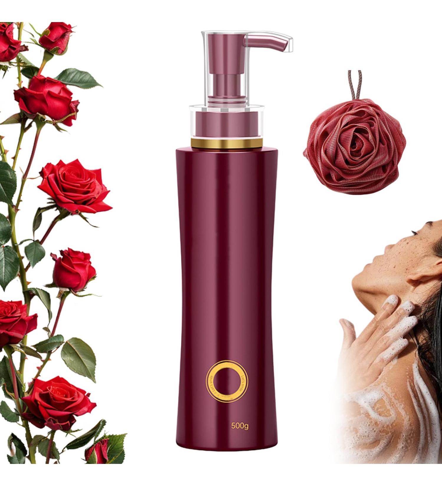 Gel Douche Parfum La Rose Parfum 24 H Et Hydratation Intense Gel Douche Hydratant Savon Doux Rin age Facile Pour Peaux S ches Et Matures (1 pi ce) - Buy Online on GoSupps.com
