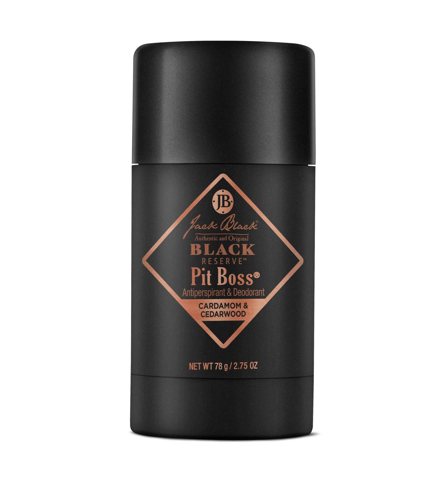 Jack Black Pit Boss Mens Deodorant Antiperspirant - Jack Black Deodorant for Men Antiperspirant for Men Antiperspirant Deodorant Men Men's Deodorant Mens Sensitive Skin Deodorant Mens Gifts Cardamom & Cedarwood - Buy Online on GoSupps.com