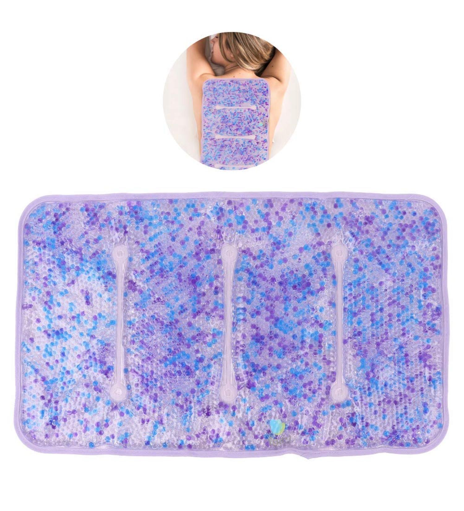FOMI Care Hot and Cold Large Gel Bead Pack | 20x12 | Ice Therapy for Pain Relief | Reusable Wrap for Back, Shoulder, Knee, Thigh | Freezable, Microwaveable - Buy Online on GoSupps.com