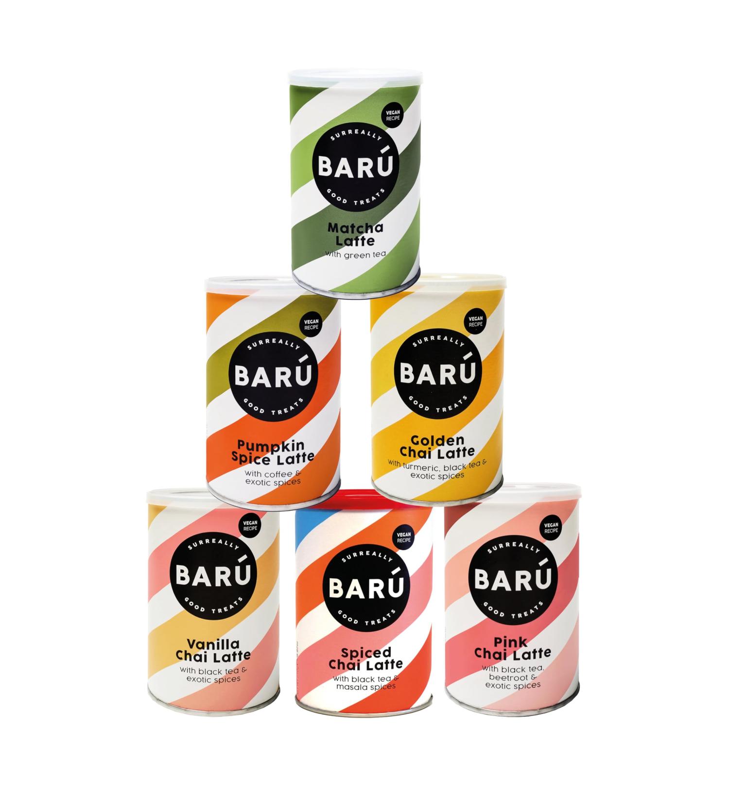 Bar Latte Discovery Pack Chai pic Chai Vanille Chai Rose Golden Chai Matcha Pumpkin Spice 6 x 250g 96 portions Naturel v g tarien fait main en Belgique - Buy Online on GoSupps.com