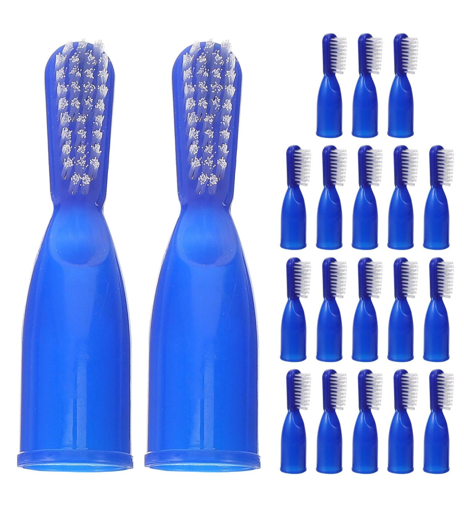 Healvian 20 Pack Mini Disposable Toothbrushes - Safe Thumbsprint Grip for Travel & Camping - Buy Online on GoSupps.com