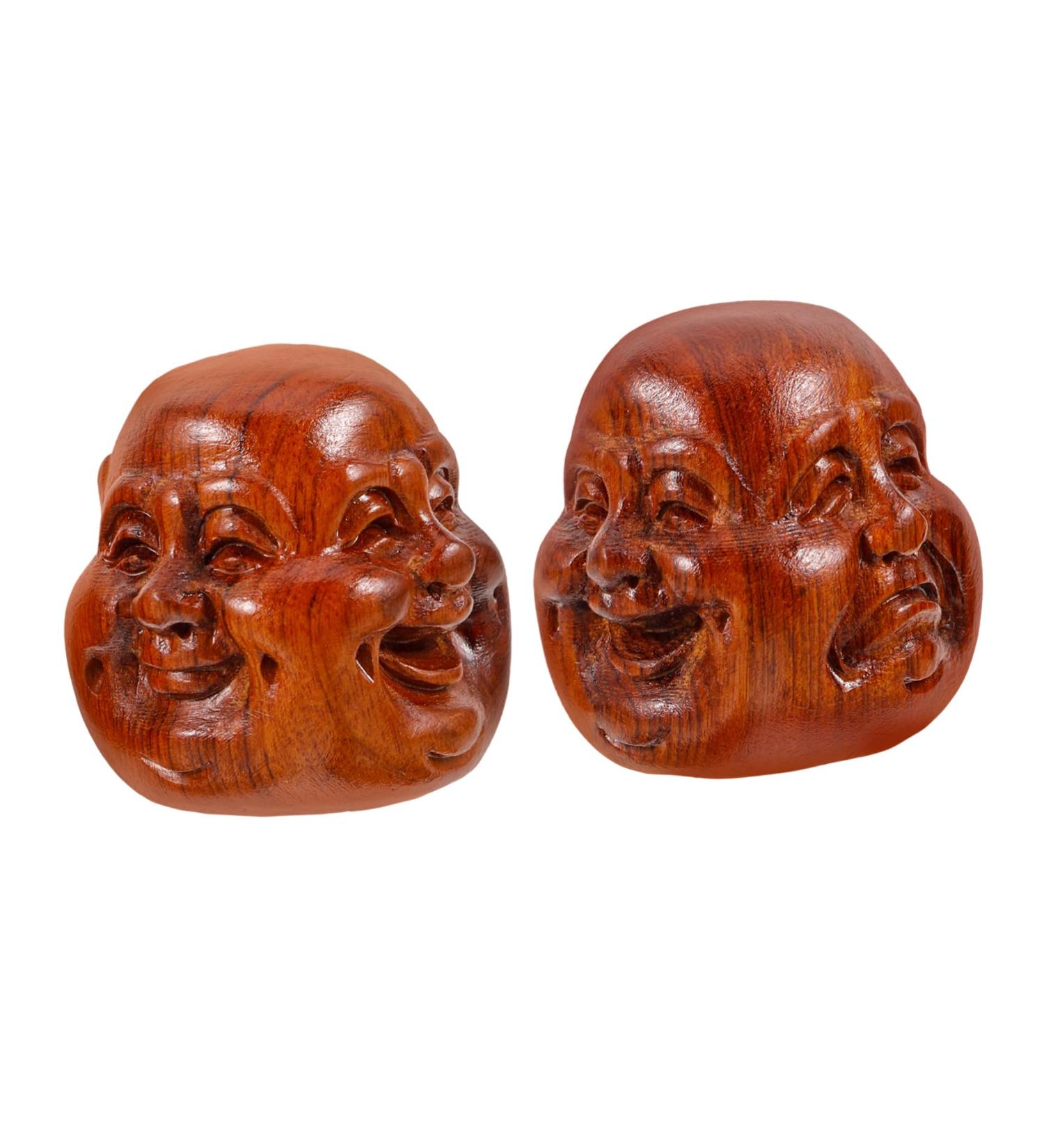 Buy Homsfou Handmade Solid Wood Chinese Handballs | Massage Balls for Fitness & Relaxation - Buy Online on GoSupps.com