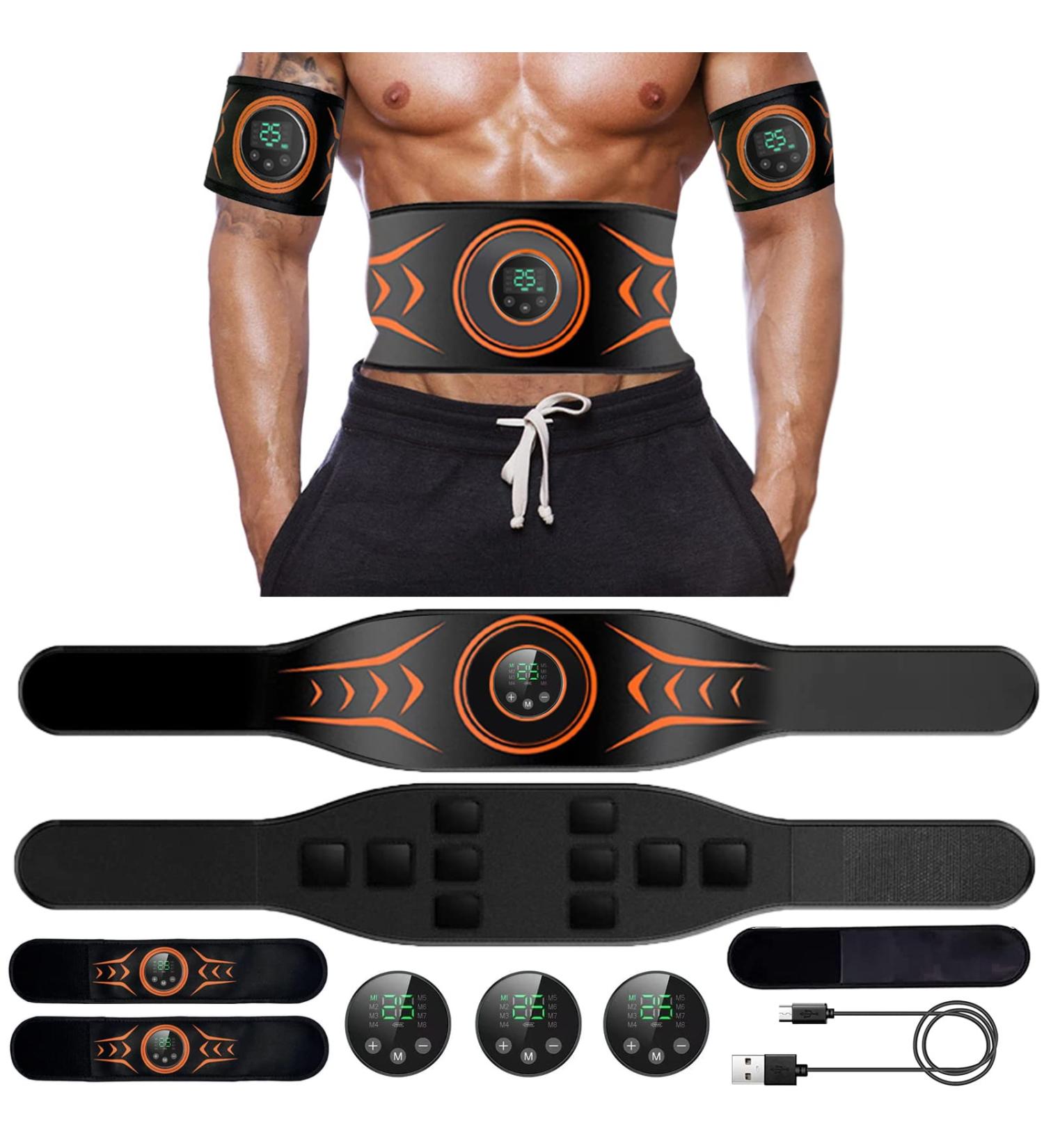 ZQIN EMS Training Device | Abdominal Muscle Trainer for Men & Women | Electric Belly Trainer & Equipment for Waist Arms & Thighs - Buy Online on GoSupps.com