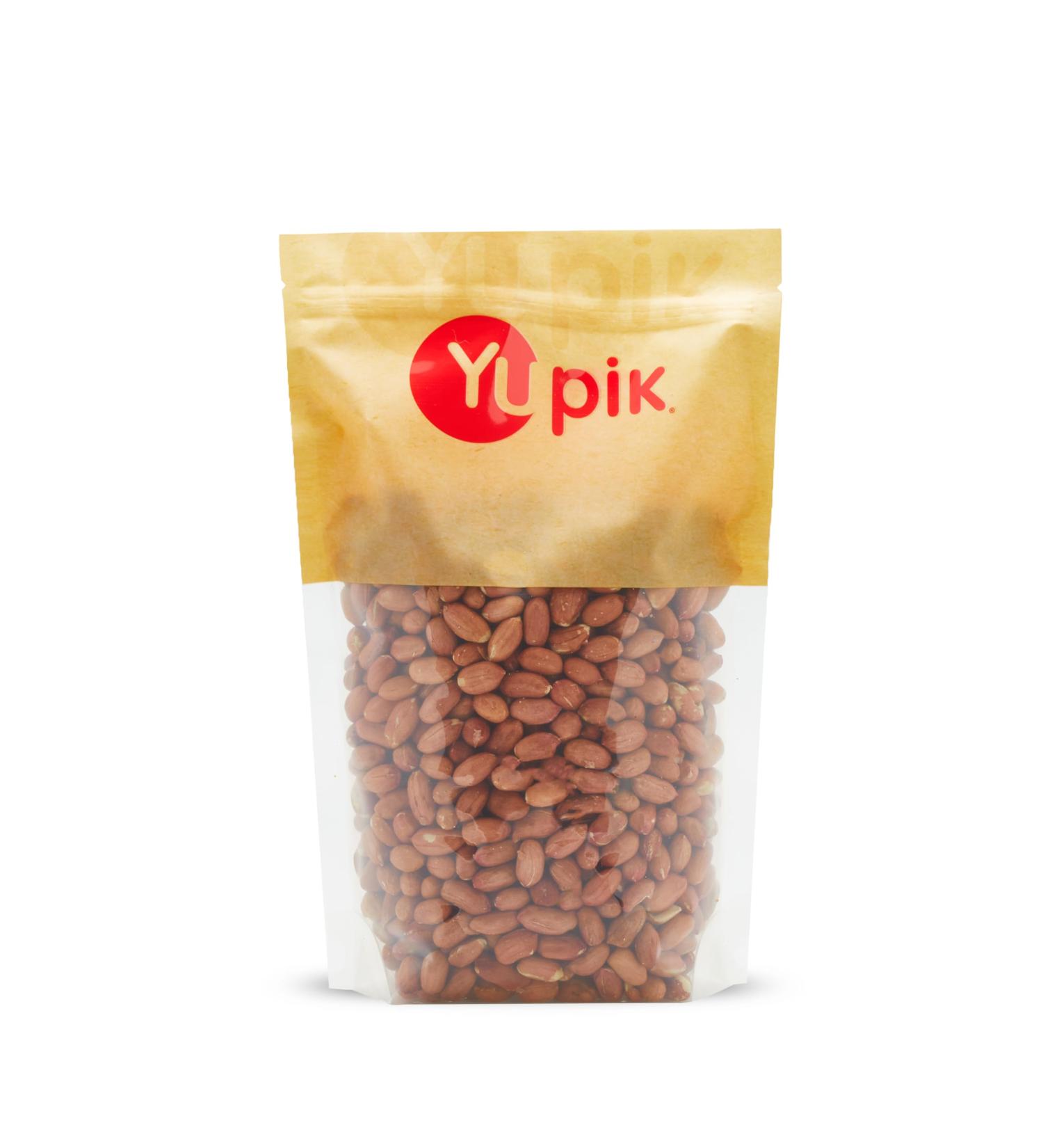 Yupik Jumbo Red Skin Peanuts Raw 1 kg 6 Count Kosher Gluten-Free Crunchy Nuts Unroasted Unsalted With Skins Oil-Free Source of Fiber Protein Snacks Ideal for Baking & Cooking 6 kg - Buy Online on GoSupps.com