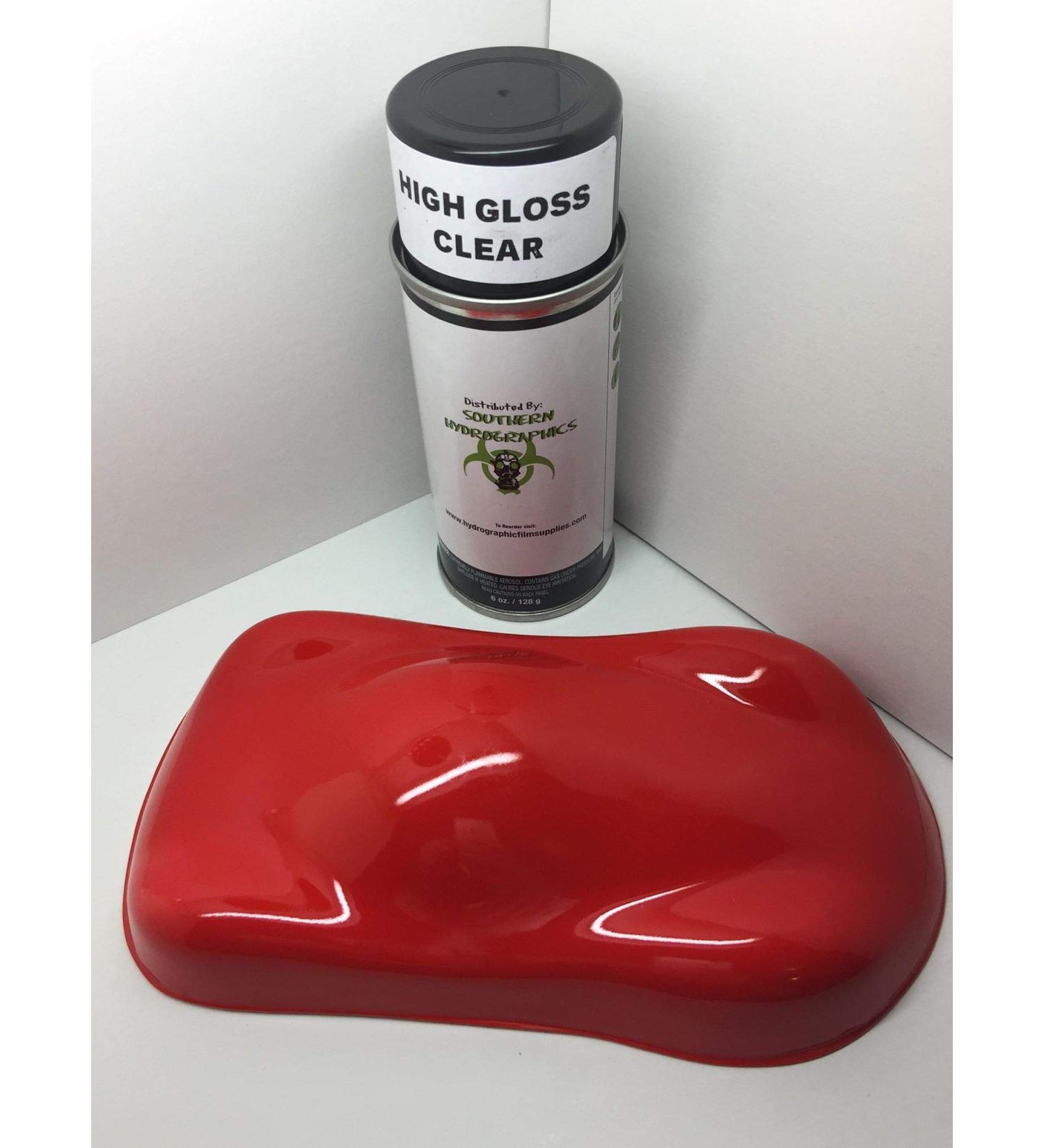 High Gloss Clear Coat -6oz Aerosol - Hydro Film Dip Paint - Hydrographics Film - Hydro Dip Film - Hydrographic Film - Water Transfer Printing - Hydro Dipping - Buy Online on GoSupps.com