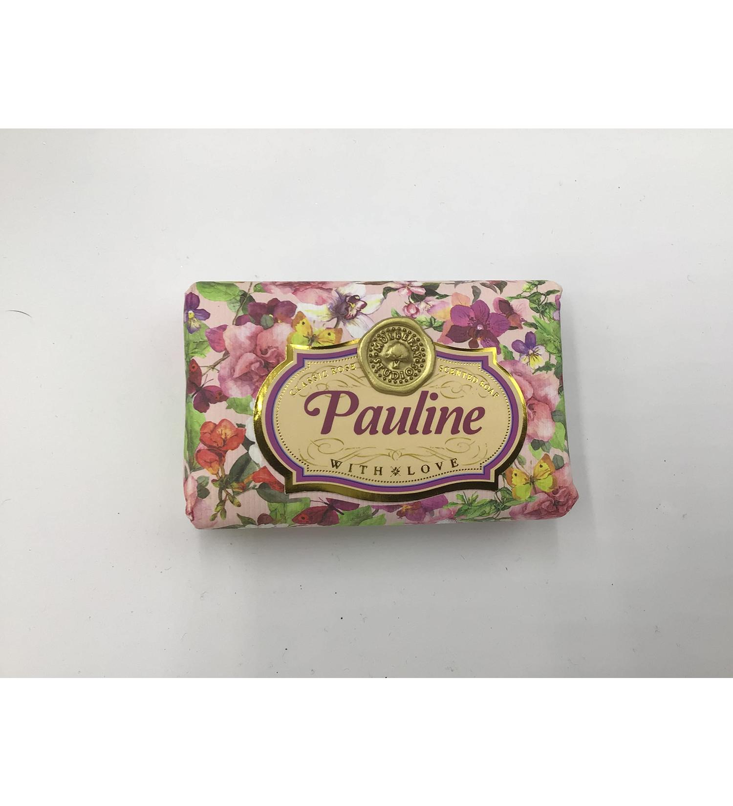 Paula - Gift Soap Bar For Her Birthday Rose Scent Mum Grandmother Cleanser Lather Present Girl