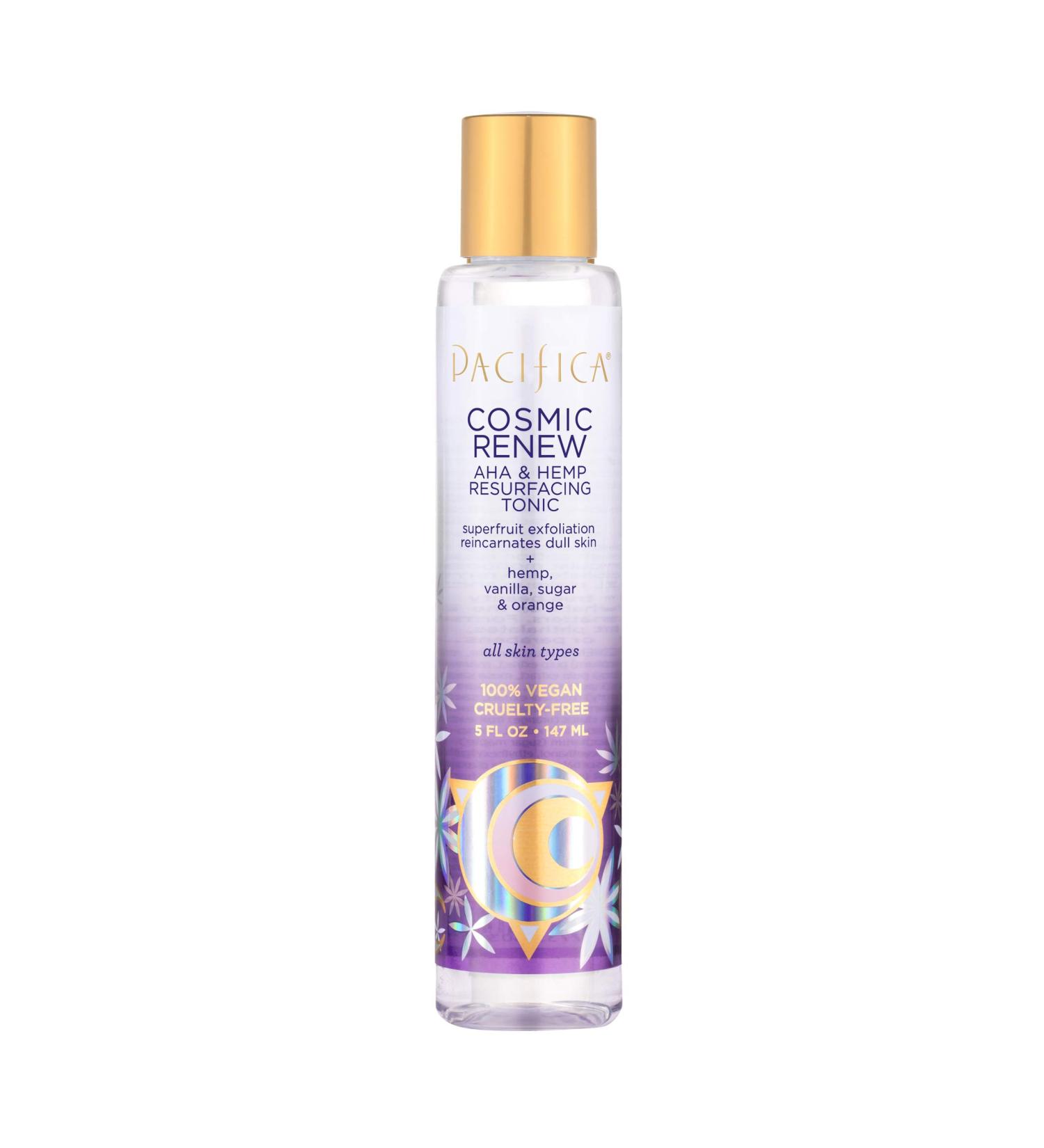 Pacifica Cosmic Renew AHA and Hemp Resurfacing Tonic 5oz - Unisex Skin Care - Buy Online on GoSupps.com