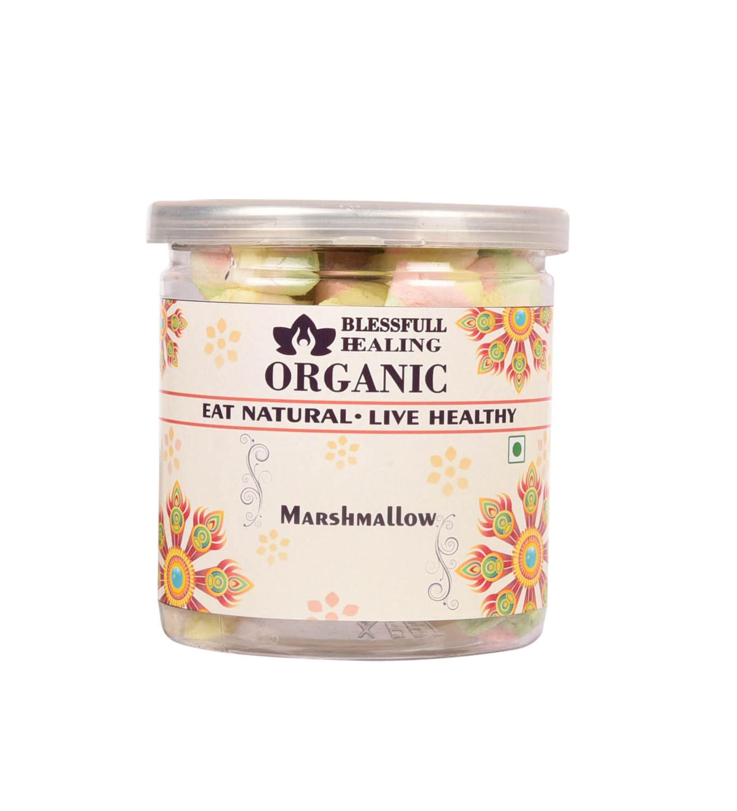 Blessfull Healing Organic Marshmallow 100 Gram Airtight Container (Packing May Vary)