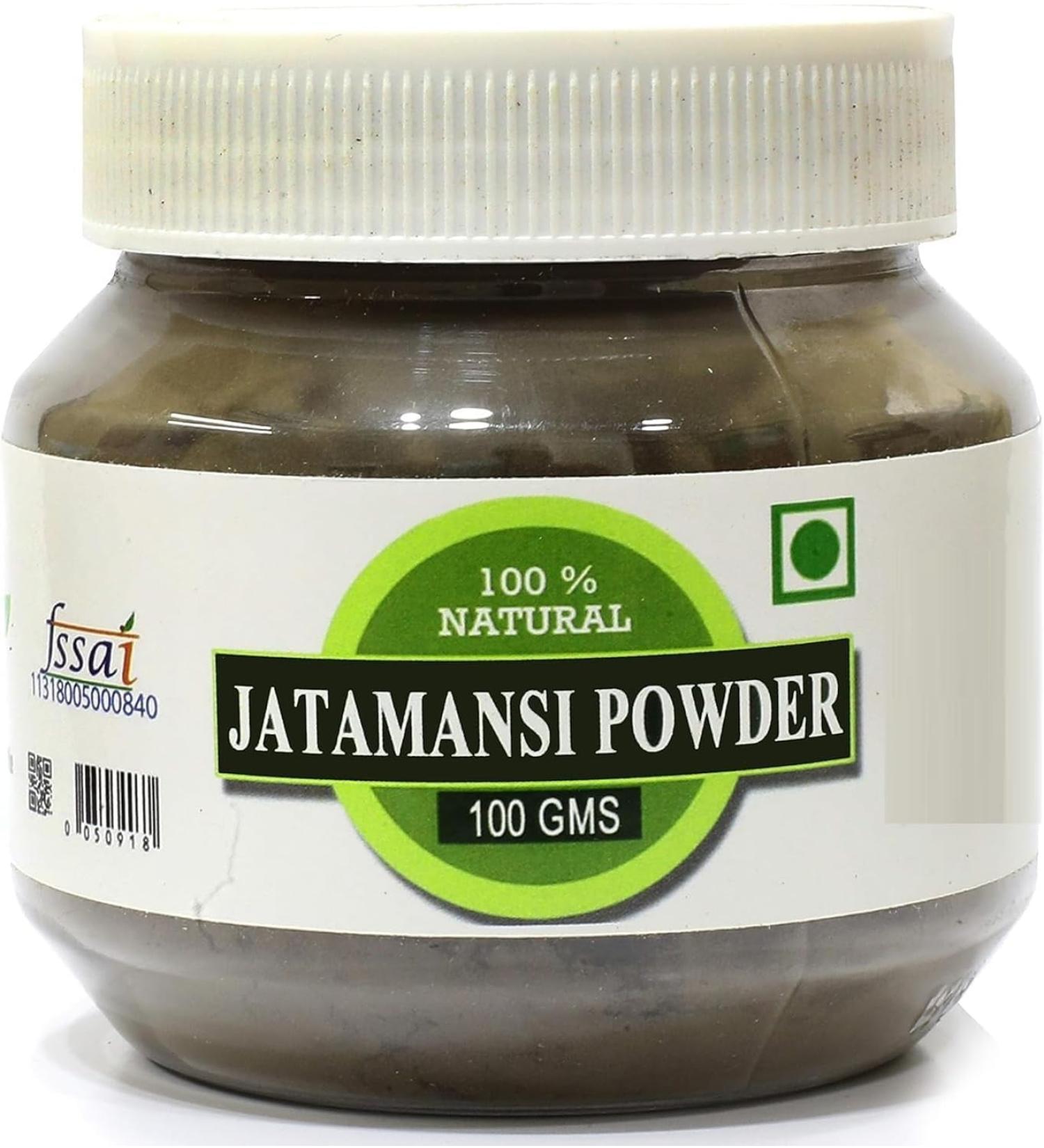 HK Jatamansi Powder 100 gm natural and pure Ayurvedic Herb for Hair Growth Skin Health and Stress Relief Quality Chemical Free Supports Memory Anxiety Sleep and Brain Function