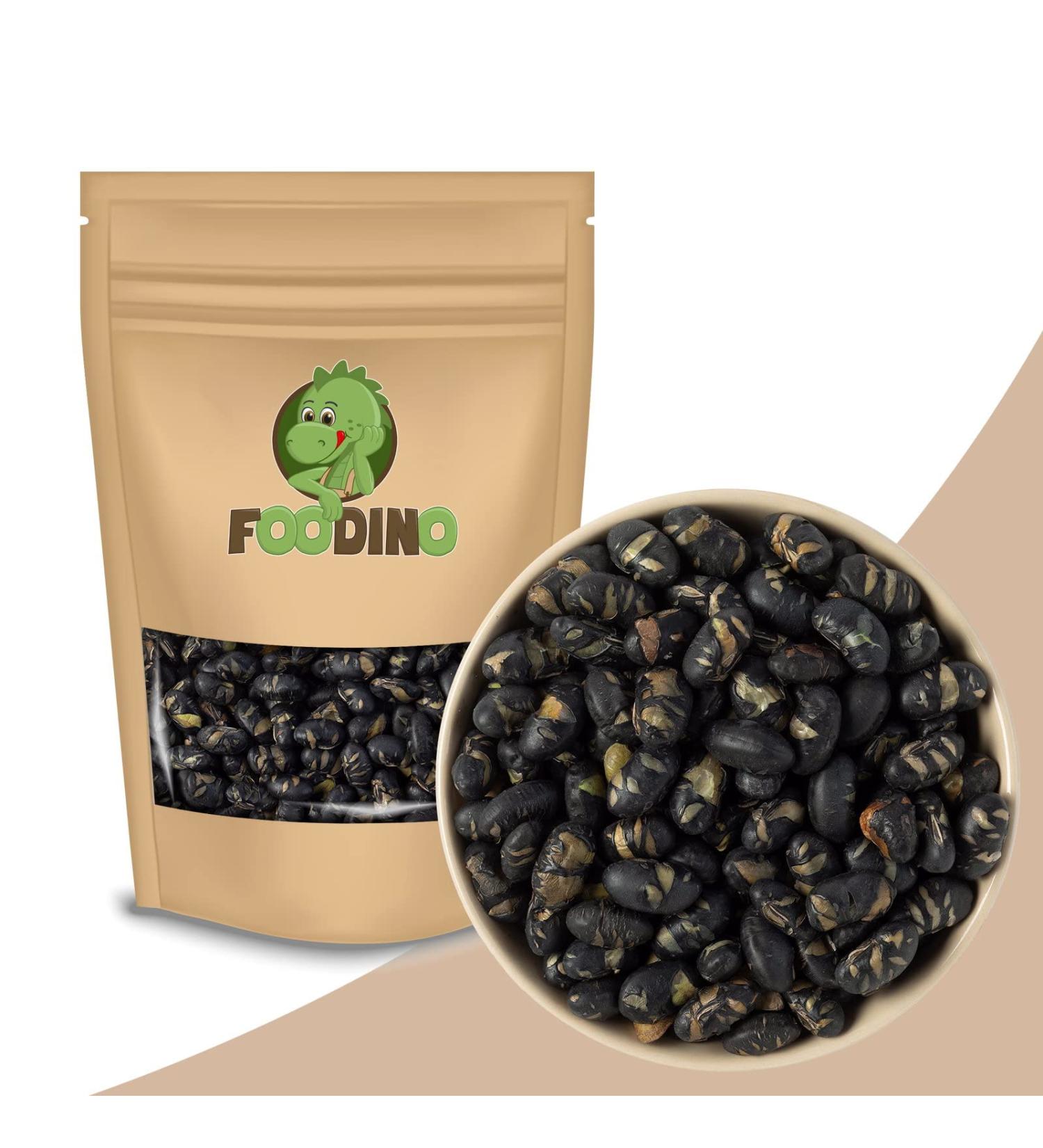 Buy Premium Black Soybeans Snacks | 1kg - 5kg | Roasted Slightly Salted Vegan & Gluten-Free | Foodino - Buy Online on GoSupps.com