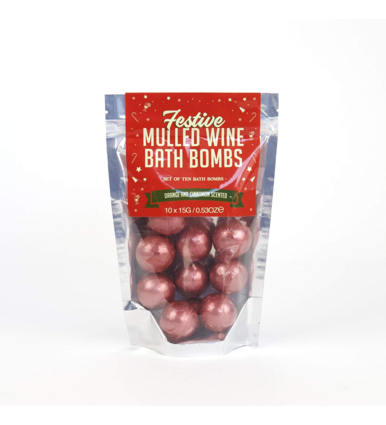 Gift Republic Festive Mulled Wine Bath Bombs - Multicolour | Luxurious Bath Bombs for a Relaxing Spa Experience - Buy Online on GoSupps.com
