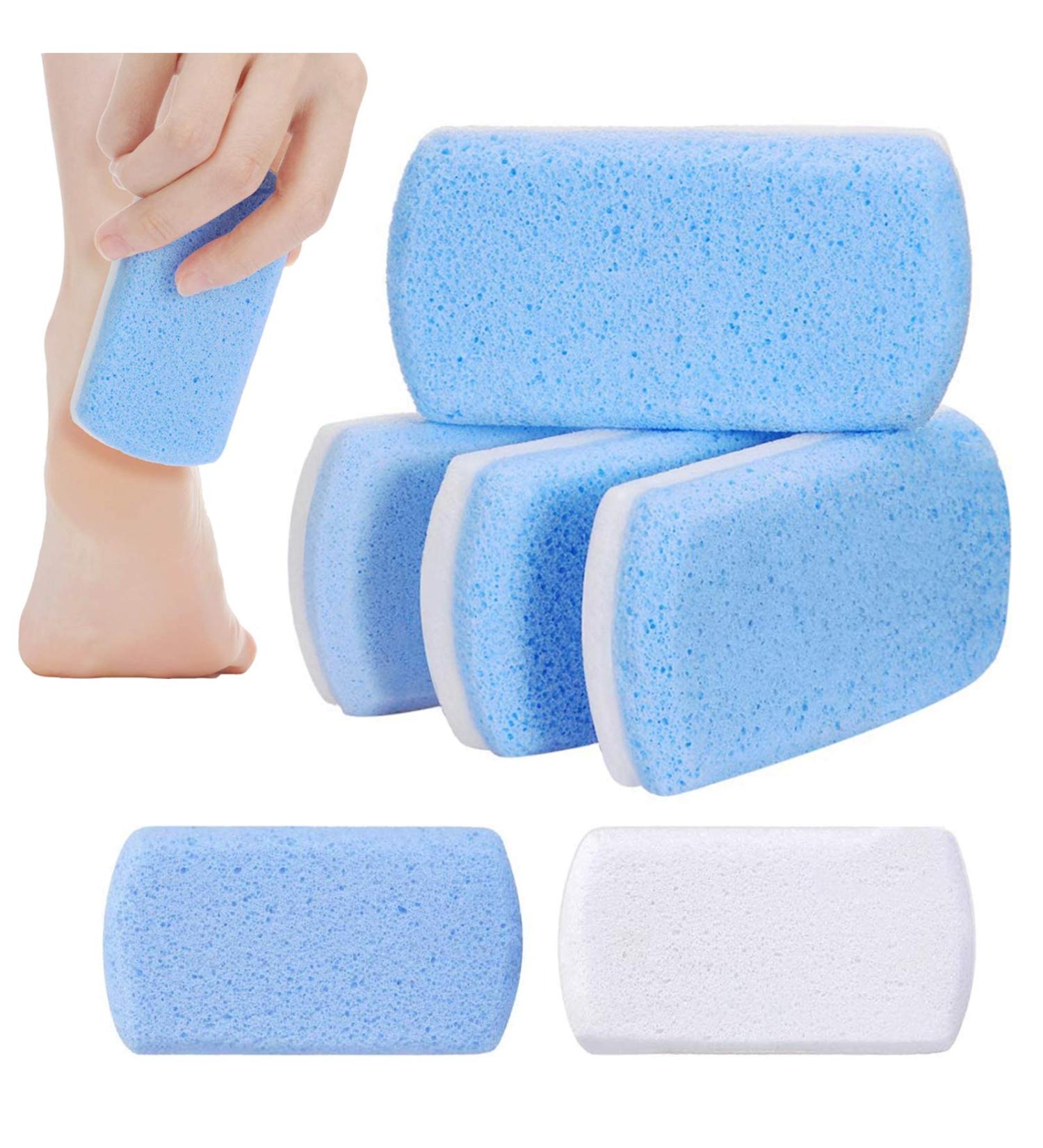 4-Piece Double-Sided Lava Pumice Stone Set - Effective Callus & Dead Skin Remover for Feet Hands & Body - Buy Online on GoSupps.com