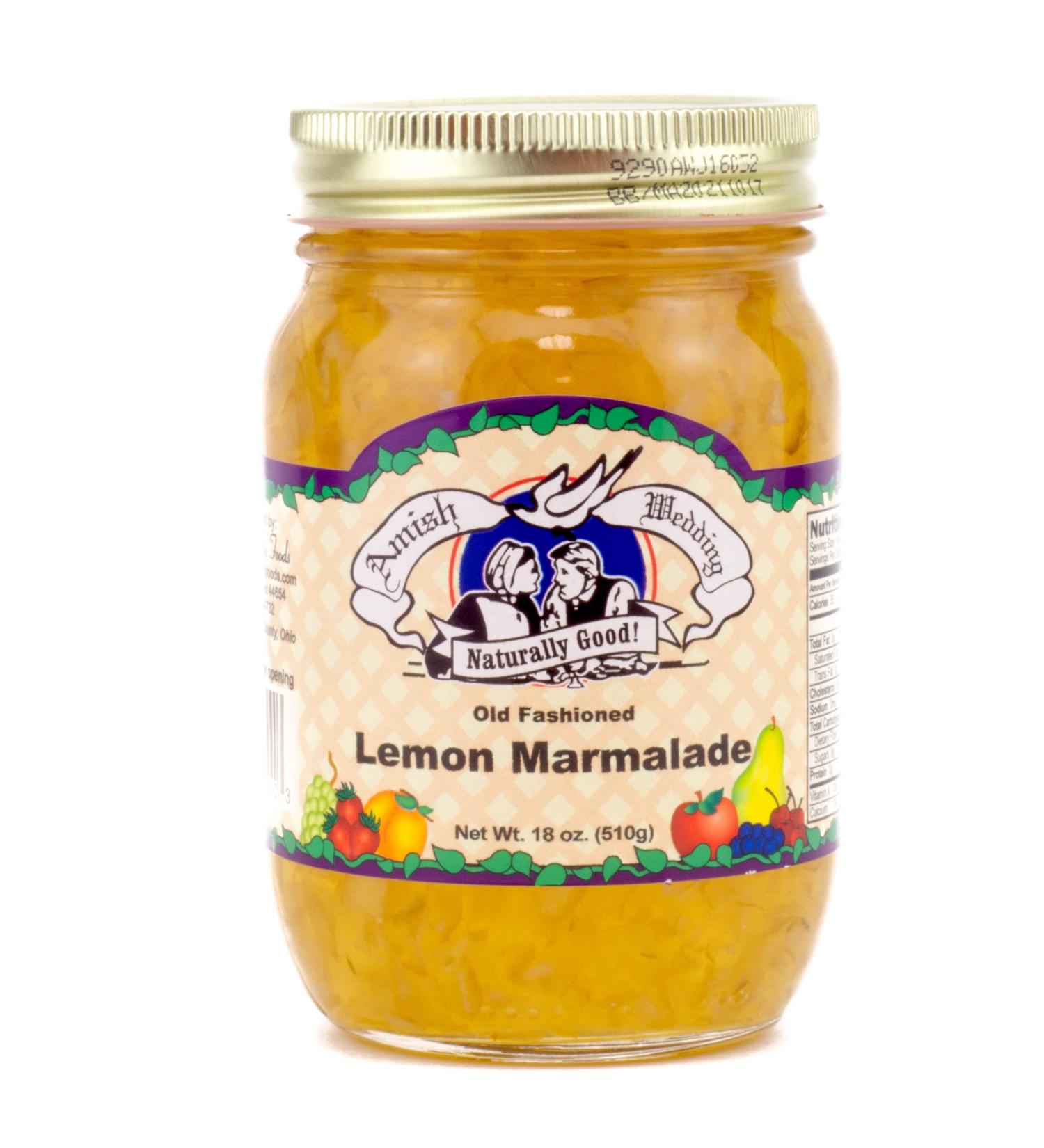 Amish Wedding Lemon Marmalade - 18 oz | Authentic Homemade Flavor - Buy Online on GoSupps.com
