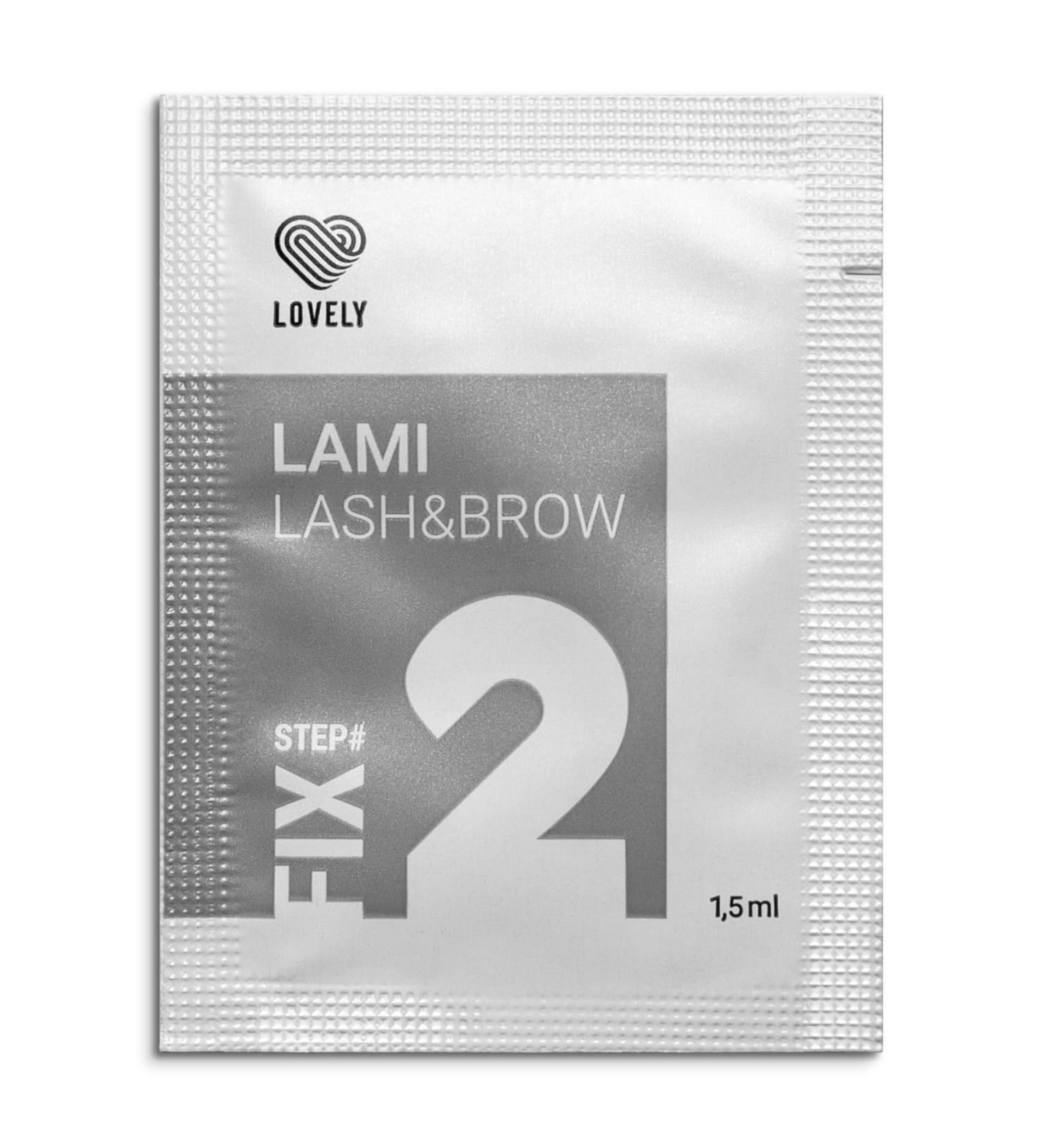  LOVELY LOVELY Lash & Brow Lifting No.2 Fix Eyelash & Brow Fixing Solution Instant Lamination Instant Fix & Shape Eyelash Lift Eyelash Ripple - Buy Online on GoSupps.com