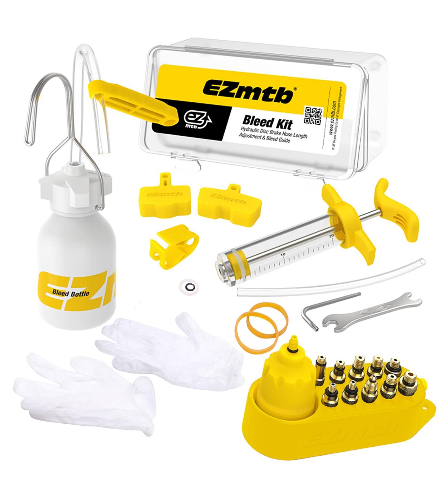 Hydraulic Disc Brake Bleed Kit for Shimano, MAGURA, TEKTRO, SRAM Series Bikes - Buy Online on GoSupps.com