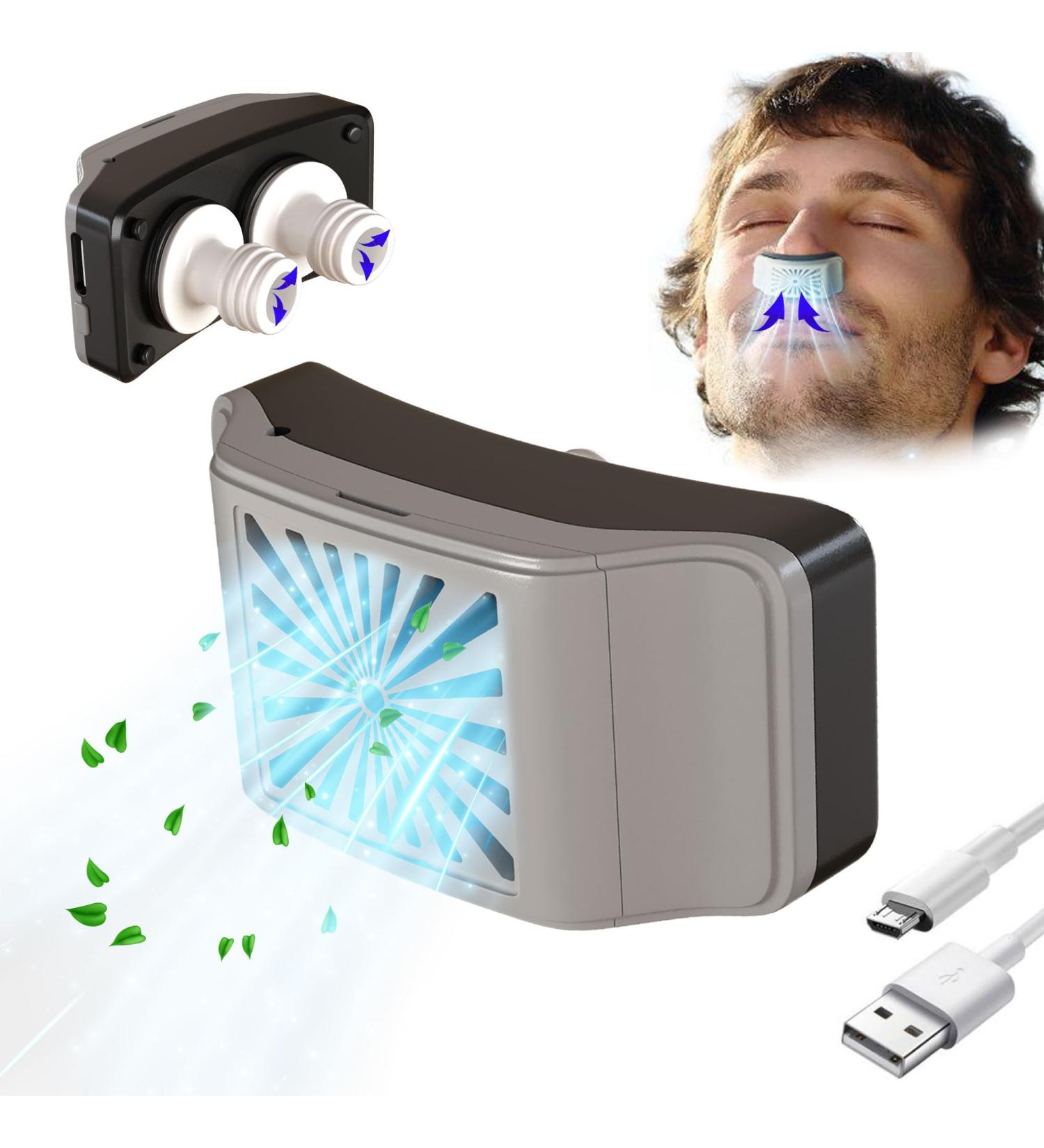 Exito Breathing Enhancer Device | Portable Nostril Expander with Mini-Fan | Rechargeable & Adjustable | Ideal for Athletes Anti-Snoring & Air Filtration - Shop Internationally - Buy Online on GoSupps.com
