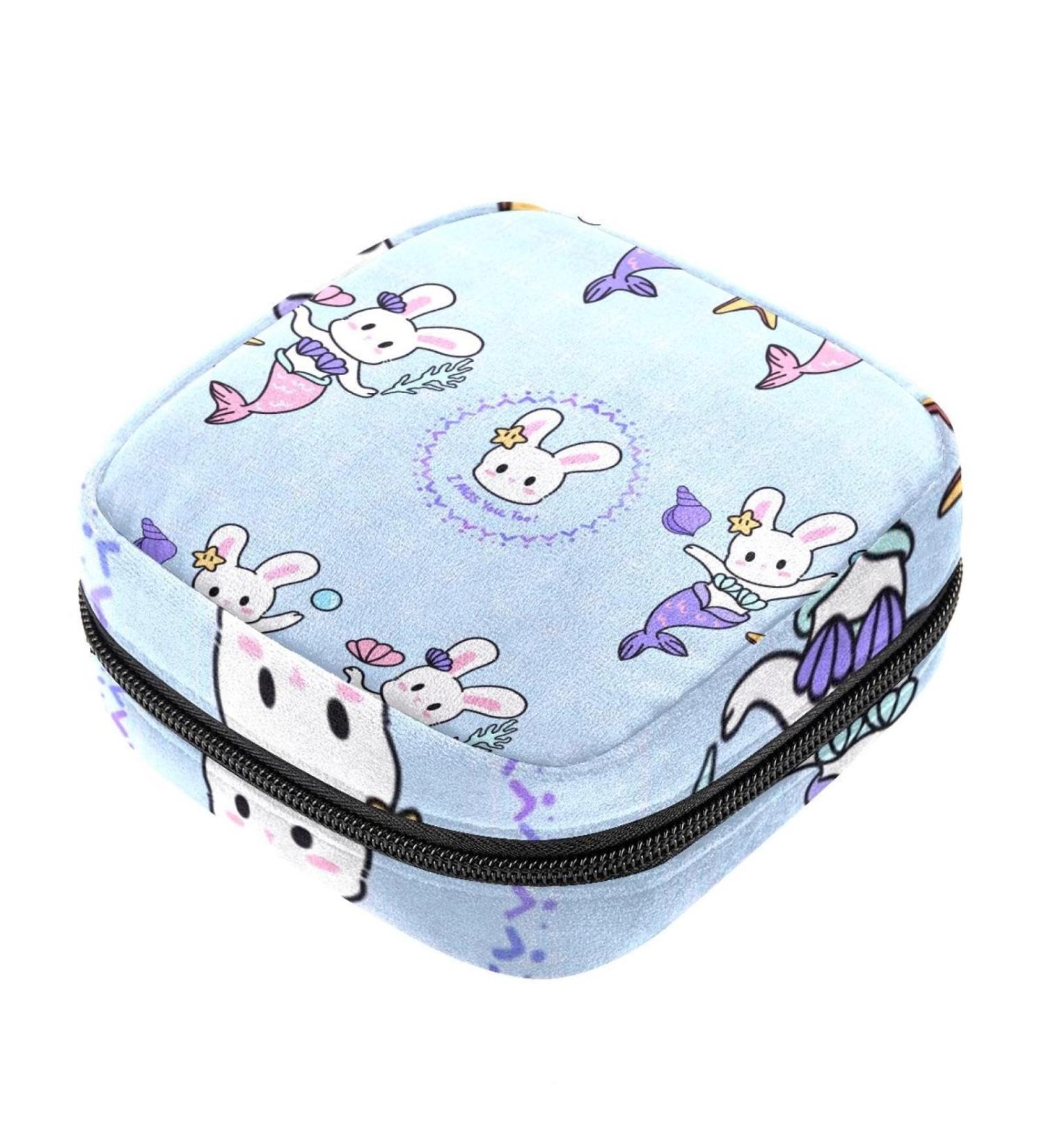Fish Makeup Bag Zipper Pouch Travel Cosmetic Organizer for Women and Girls Multicoloured 04 - Buy Online on GoSupps.com
