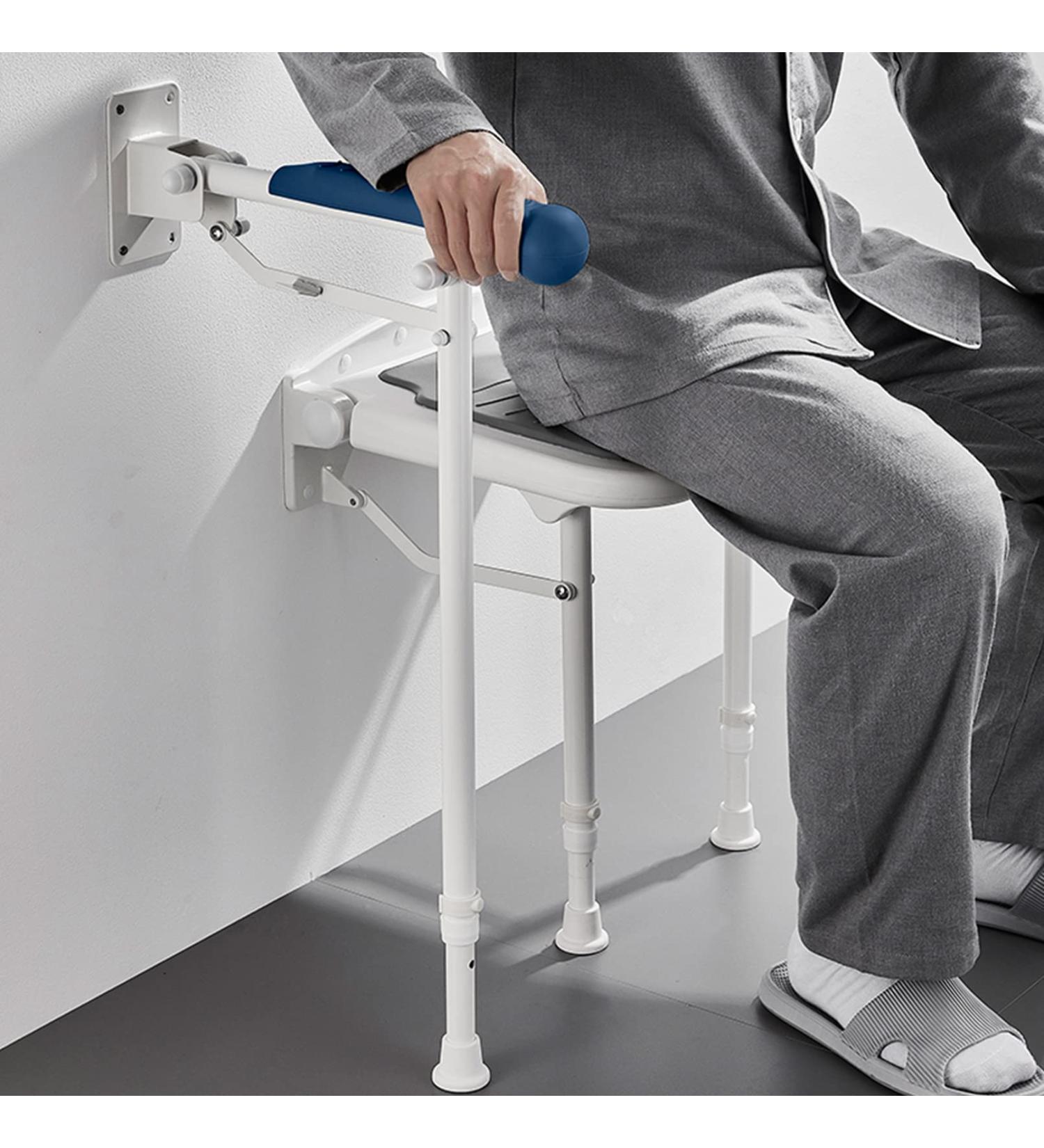 Bath Handle Grip Non Slip Foldable Support Rail Folding Handicap Grab Bars Frame Handrail Shower Safety Support Bathroom Aid for Elderly Handicapped Disabled Users Toilet Armrest S - Buy Online on GoSupps.com
