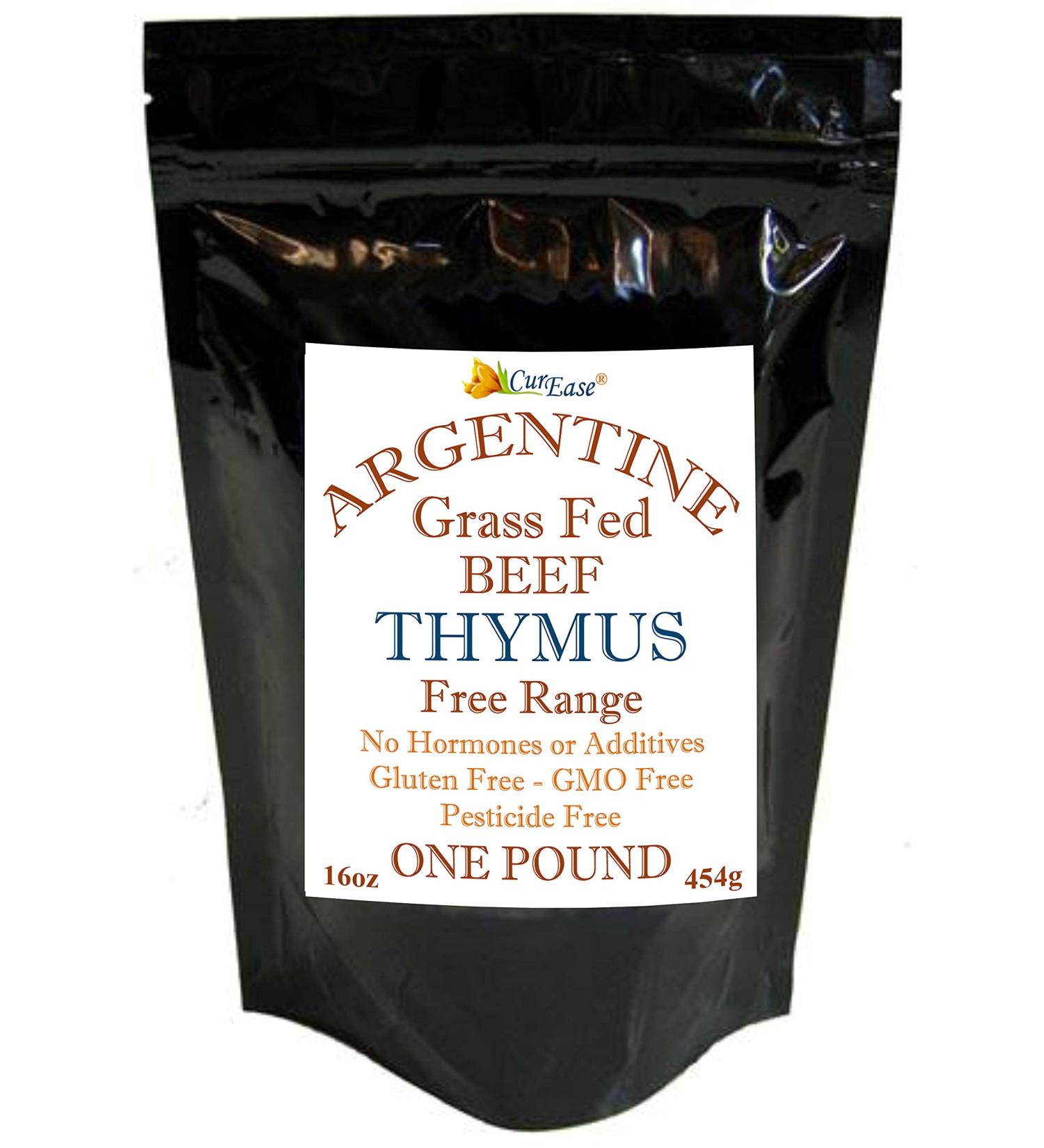 CurEase Argentine Beef Thymus Powder - Grass Fed & Finished - Pound 1 LB - Buy Online on GoSupps.com
