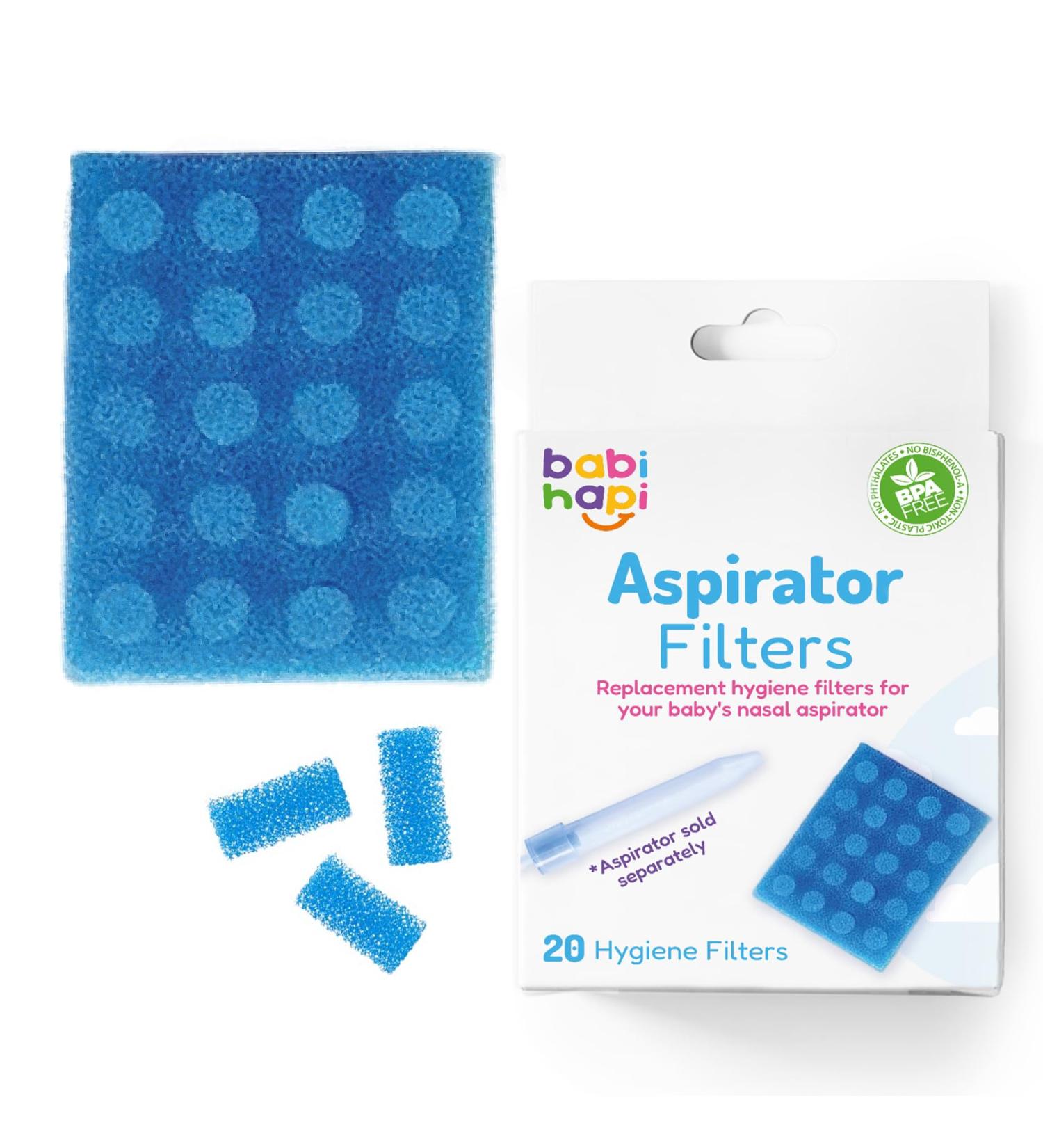 Babi Hapi Aspirator Filters Baby's Nasal Aspirator 20 Hygiene Filters - Buy Online on GoSupps.com