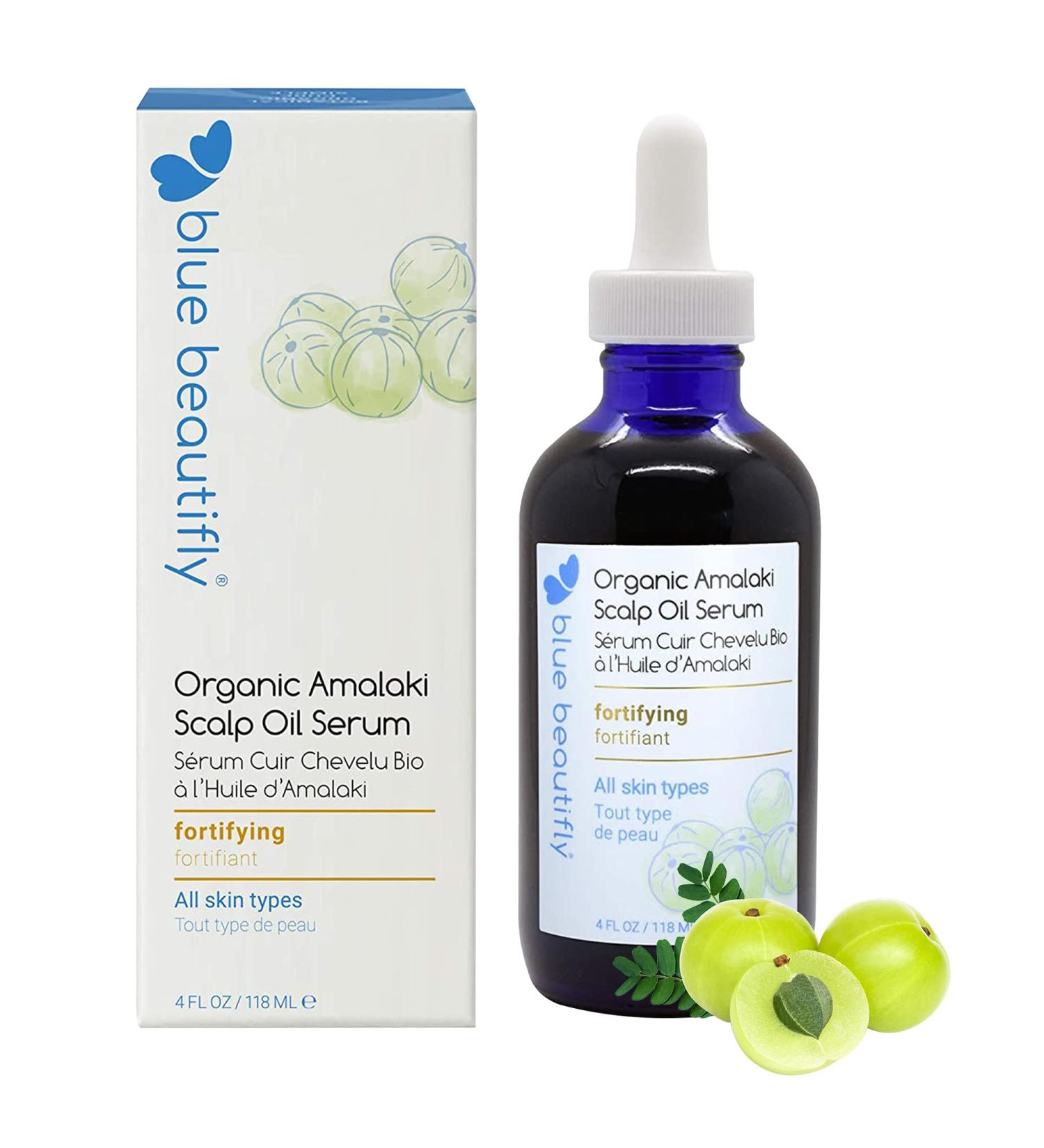 Blue Beautifly Organic Amalaki Scalp Oil Serum - Hair Growth & Nourishing Treatment 4 fl oz - Buy Online on GoSupps.com