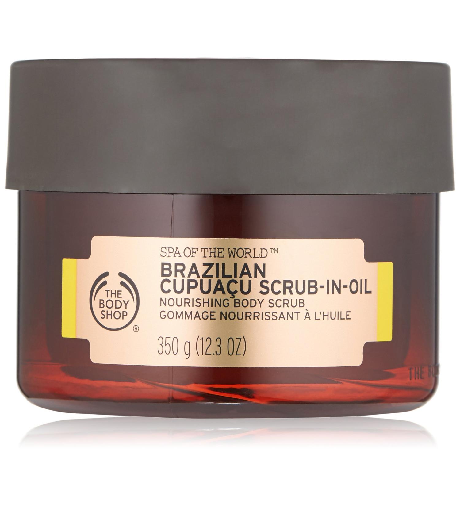 The Body Shop Brazilian Cupua u Scrub-in-Oil 350g | Nourishing Body Peeling & Exfoliator - Shop Internationally - Buy Online on GoSupps.com