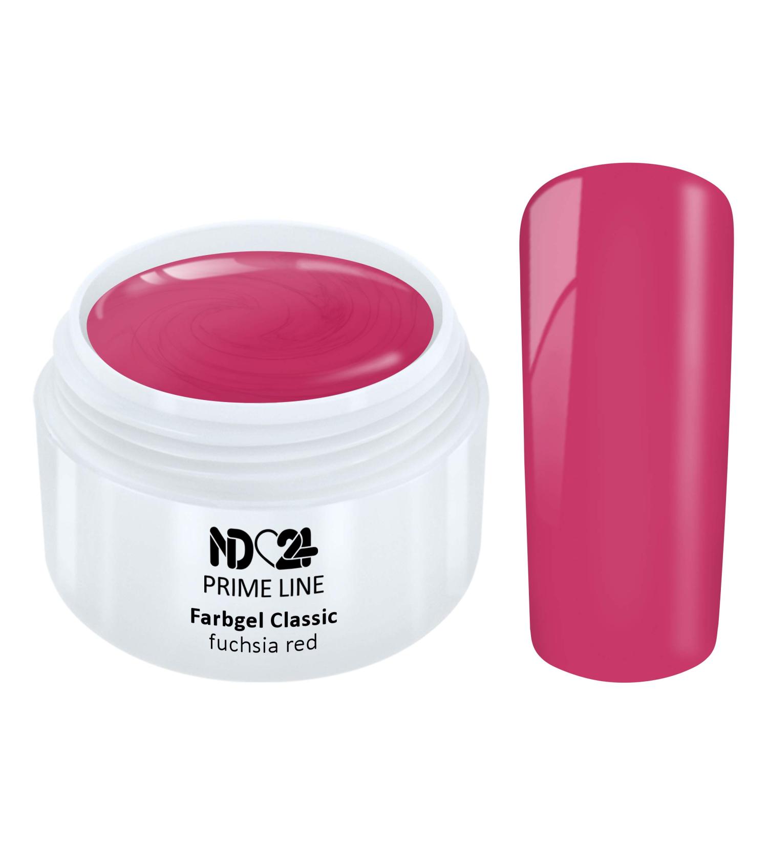Prime Line - Color Uv Gel Led Color Gel Fuchsia Red Pink - Made in Germany - 5ml