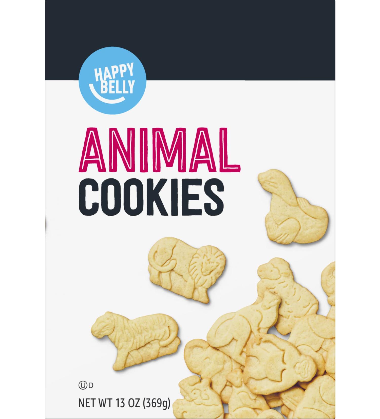 Happy Belly Animal Cookies 13oz - Delicious and Fun Treats for All Ages - Buy Online on GoSupps.com