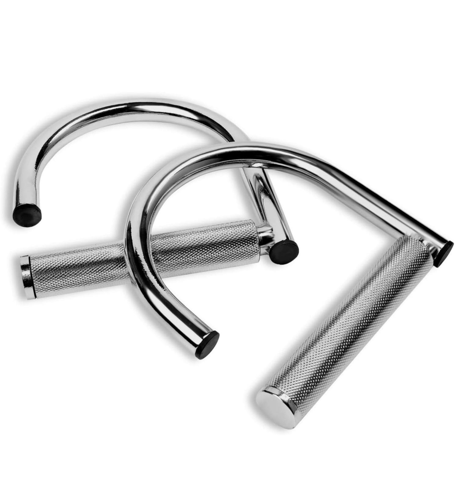 Yes4All 360 Rotation Metal Resistance Bands Handles - Heavy Duty Pull Up Handles with Extra-Gripped Knurled Surface for Home Gym Workouts - Buy Online on GoSupps.com