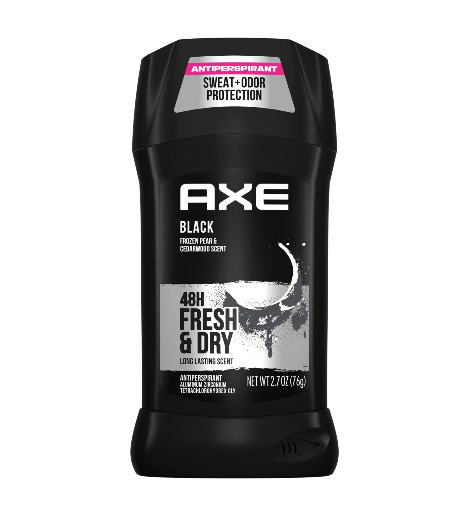 AXE Black Frozen Pear & Cedarwood Antiperspirant Stick for Men 2.7oz 12 Pack - Buy Online on GoSupps.com