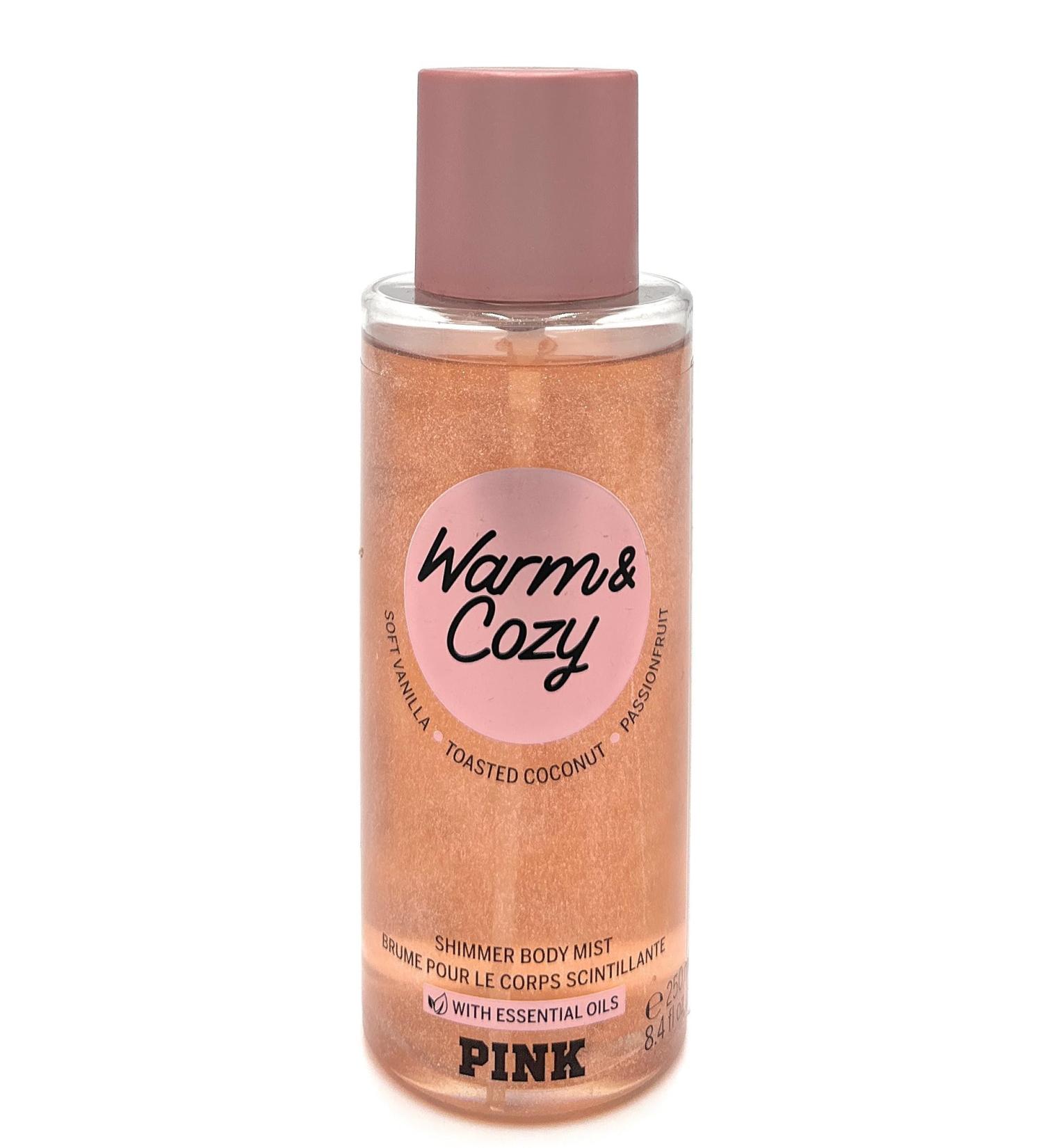 Victoria's Secret Pink Warm & Cozy Shimmer Scented Body Mist 8.4 Fluid Ounce Spray - Buy Online on GoSupps.com